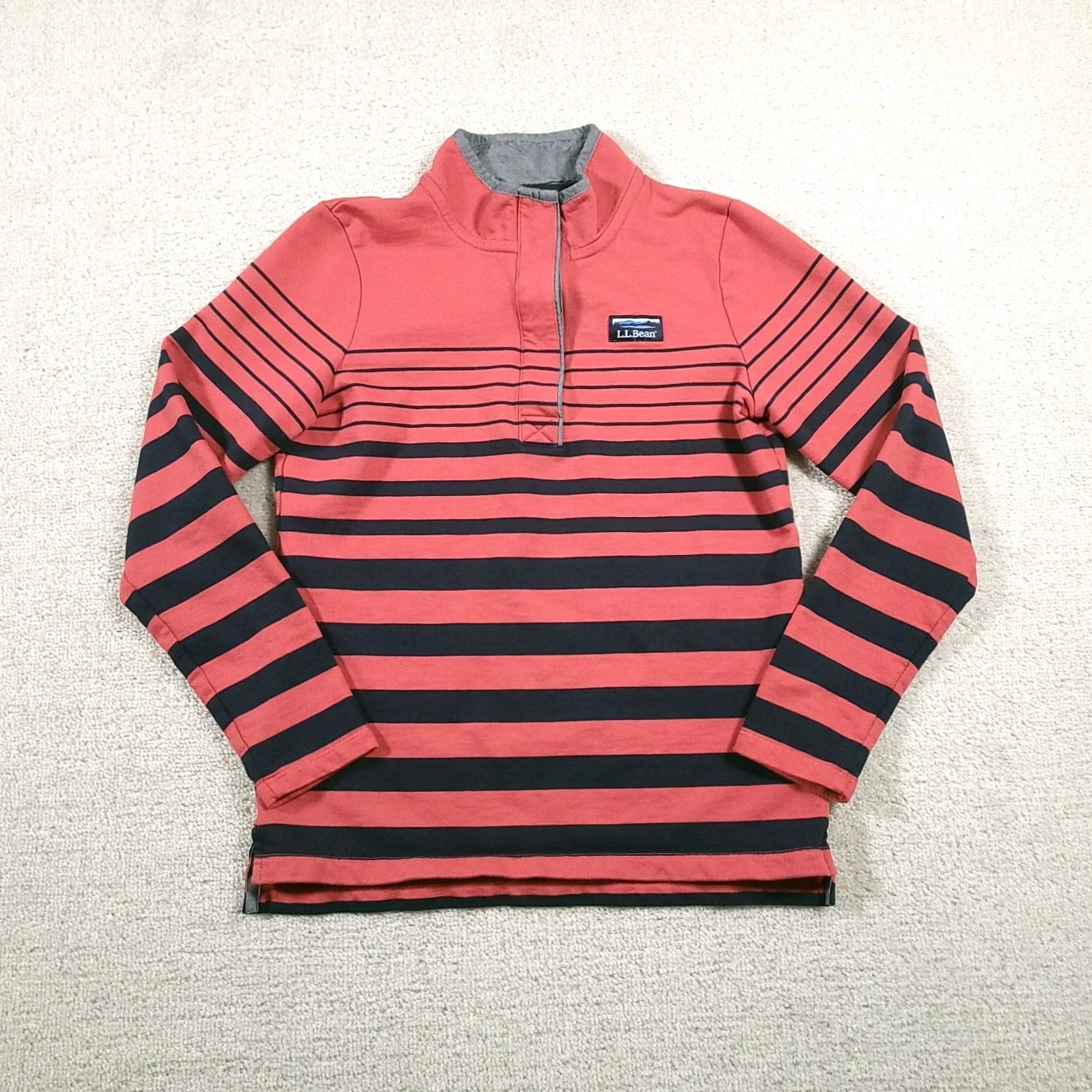 Vintage VINTAGE LL Bean Shirt Women's XS Pink Soft Cotton Rugby Henley Long Sleeve Size XS / US 0-2 / IT 36-38 - 2 Thumbnail