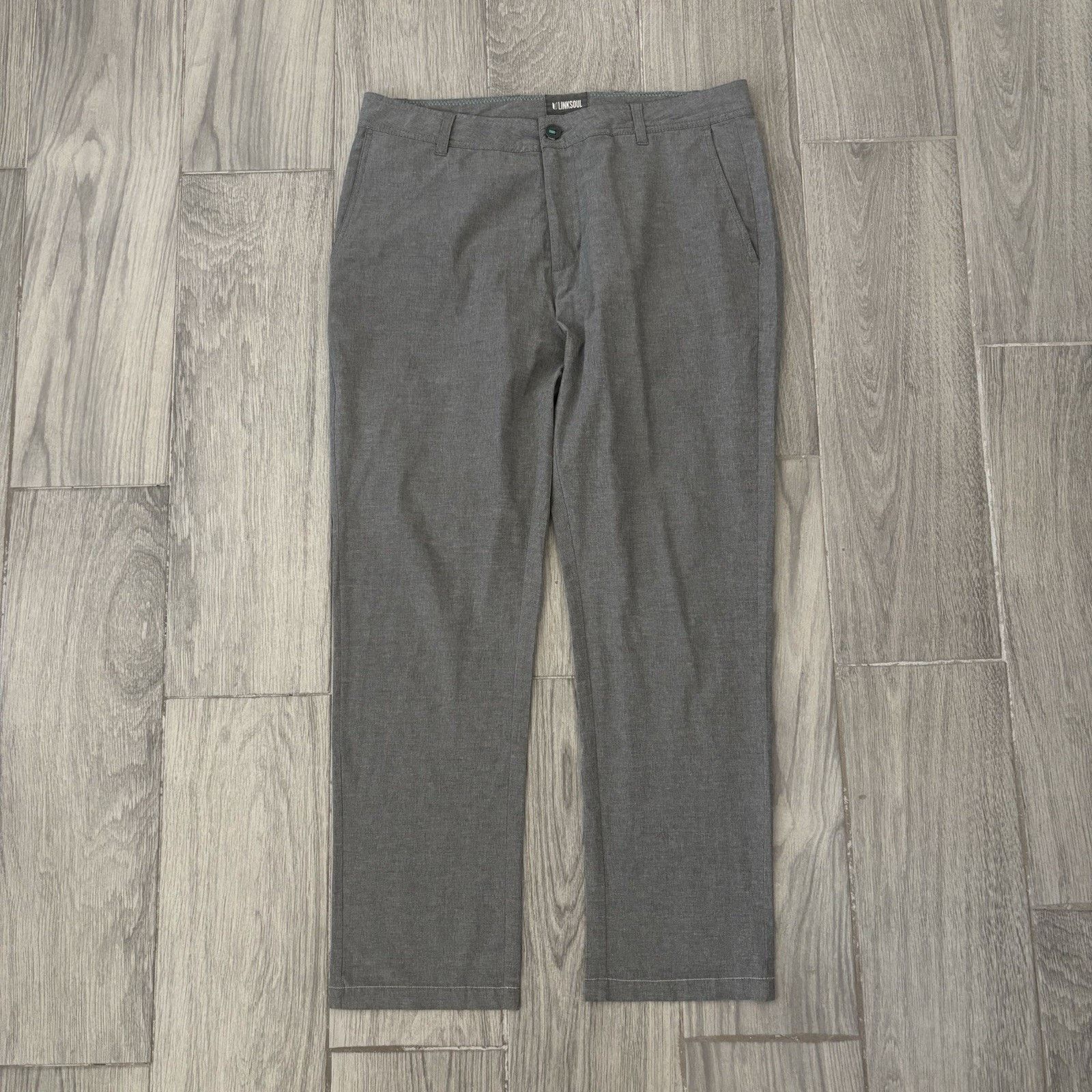 Other LINKSOUL Boardwalk Performance Golf Pants Grey Men’s 34x28 Size US 34 / EU 50 - 1 Thumbnail