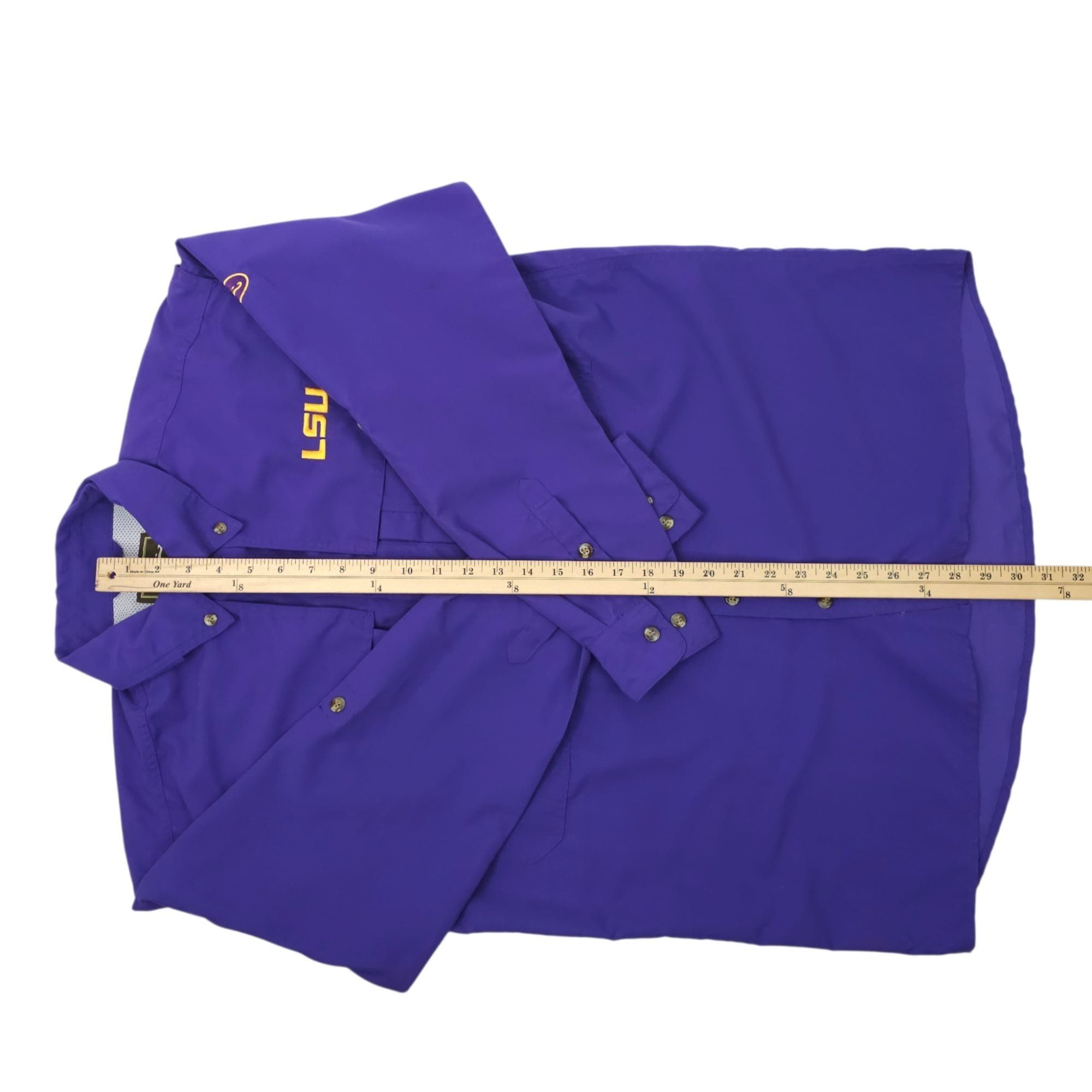Drake Drake LSU Tigers Shirt S Button Front Vented Back Size US S / EU 44-46 / 1 - 6 Thumbnail