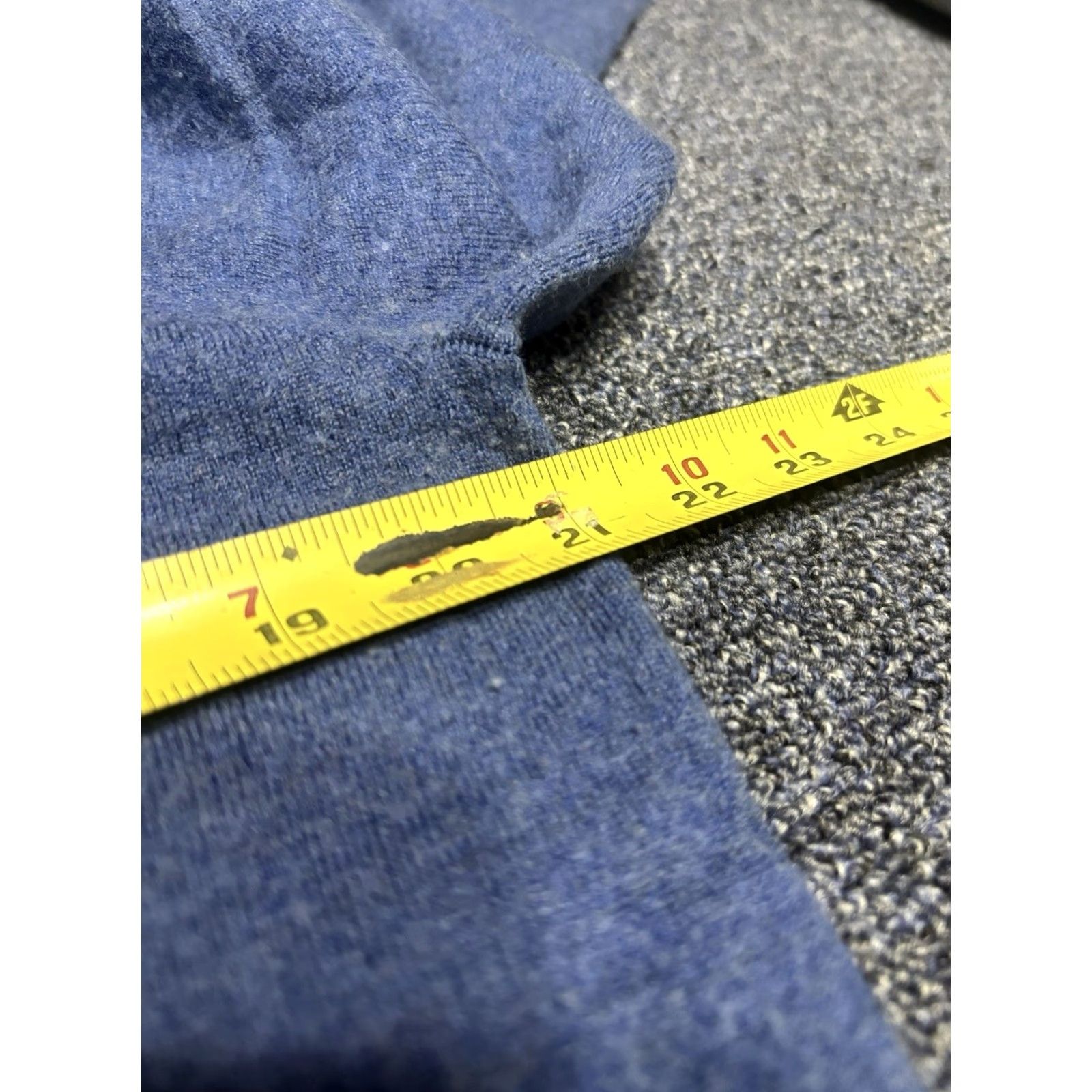Peter Millar Peter Millar Men's L Merino Wool Silk 1/4 Zip Sweater Blue Pullover H4 Size US L / EU 52-54 / 3 - 3 Thumbnail