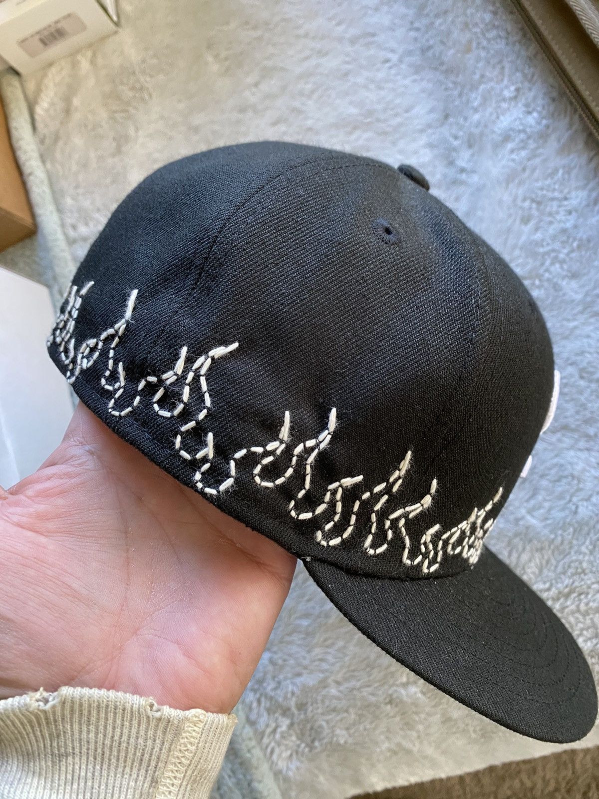 New Era New Era x Loso NYC Chicago white Sox flames fitted hat 7 1/4 Size ONE SIZE - 6 Thumbnail