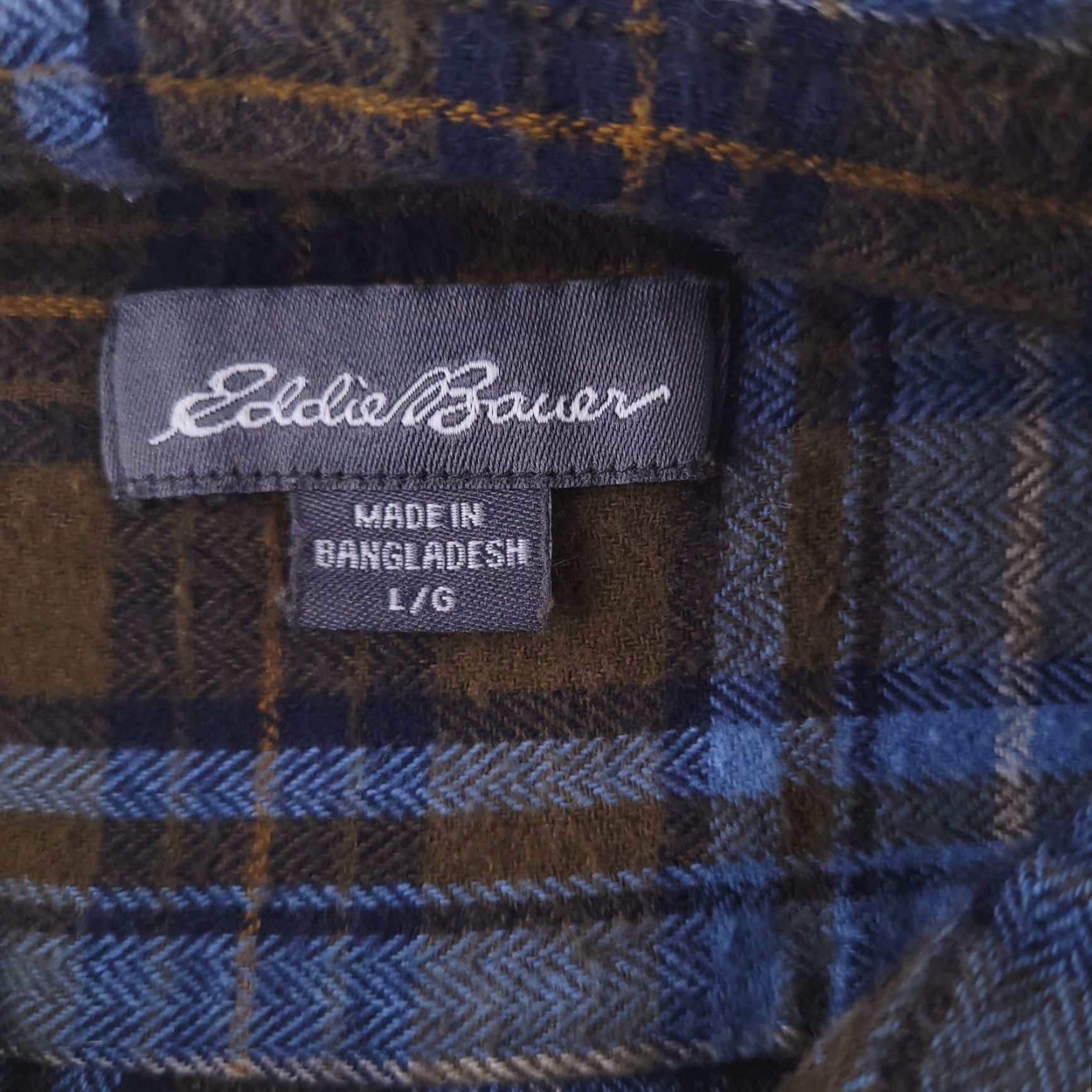 Eddie Bauer Eddie Bauer Shirt Mens Medium Brown Flannel Cotton Long Sleeve Button-Up Size US M / EU 48-50 / 2 - 3 Thumbnail
