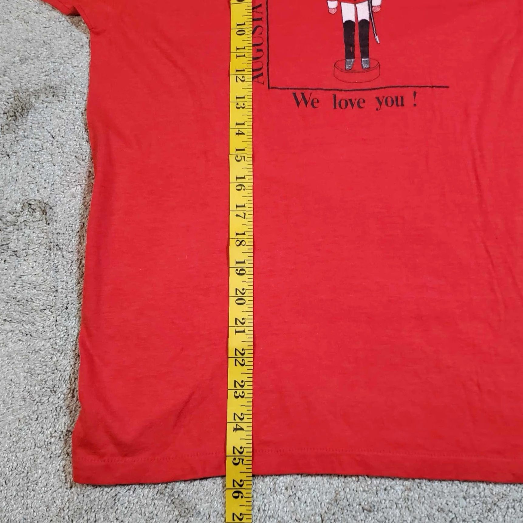 Hanes VINTAGE Augusta Ballet Nutcracker Tour T shirt Shirt L Red 1990s Hanes 100% Cotton Graphic Tee Mens Size US M / EU 48-50 / 2 - 5 Thumbnail