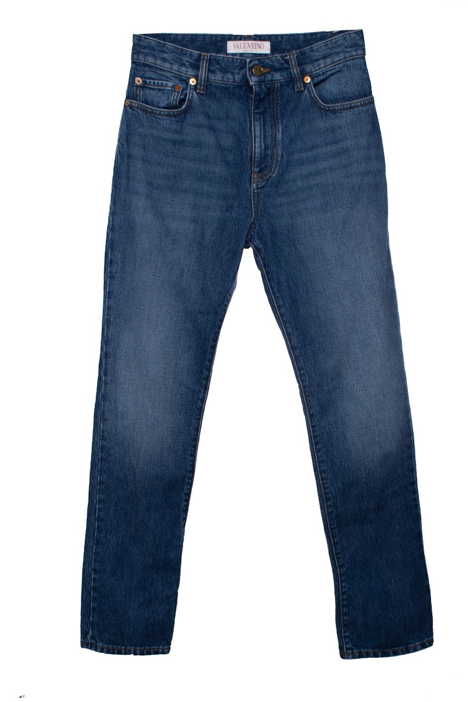 Valentino Valentino Garavani, blue jeans with V pockets Size 26" / US 2 / IT 38 - 1 Thumbnail