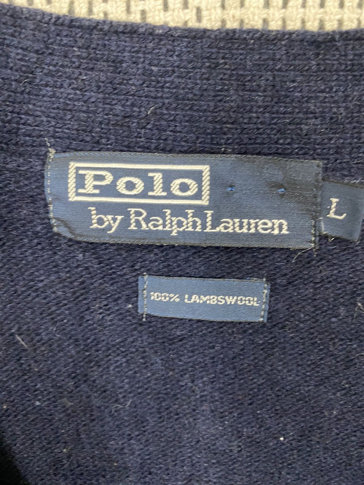 Ralph Lauren Polo by ralph lauren cardigan wool small pony szL Size L / US 10 / IT 46 - 6 Thumbnail