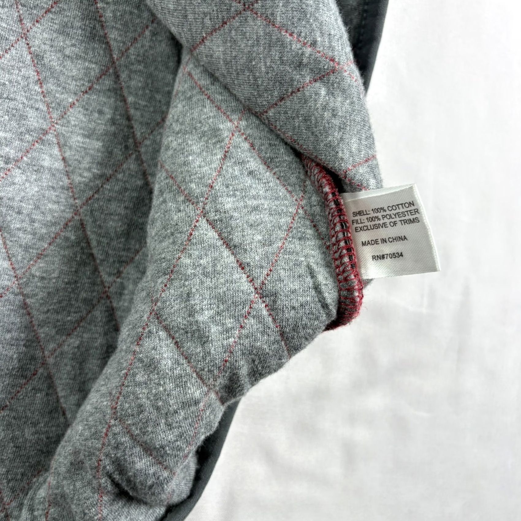 Orvis Orvis Sweatshirt Mens 2XL Red Quilted Snap Pullover Mock Neck Sweater Casual Size US XXL / EU 58 / 5 - 7 Thumbnail
