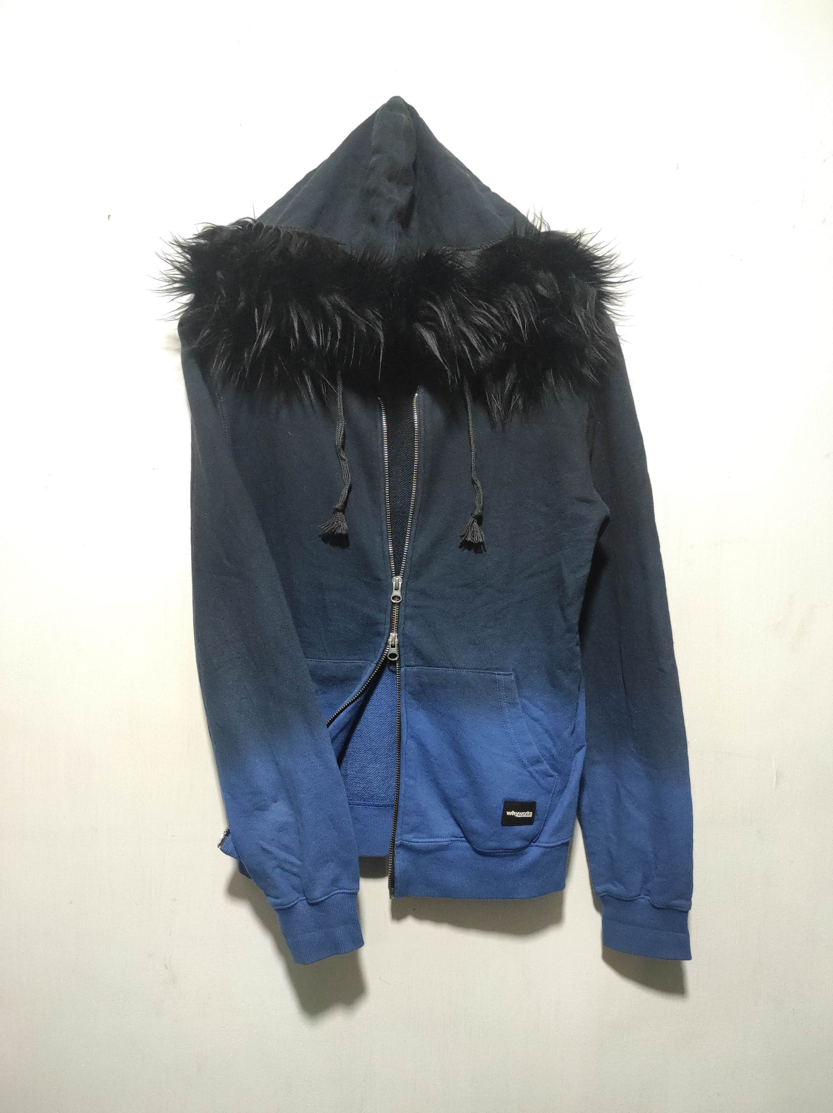 Hysteric Glamour Why Works Gradation Double Zipper Fur Hoodie LGB style Size US S / EU 44-46 / 1 - 2 Thumbnail