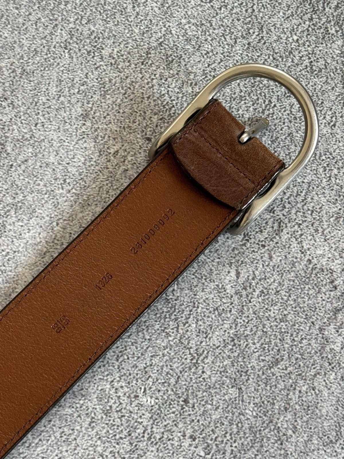 Polo Ralph Lauren × Vintage Polo Ralph Lauren brown leather belt biker cowboy casual Size ONE SIZE - 12 Thumbnail