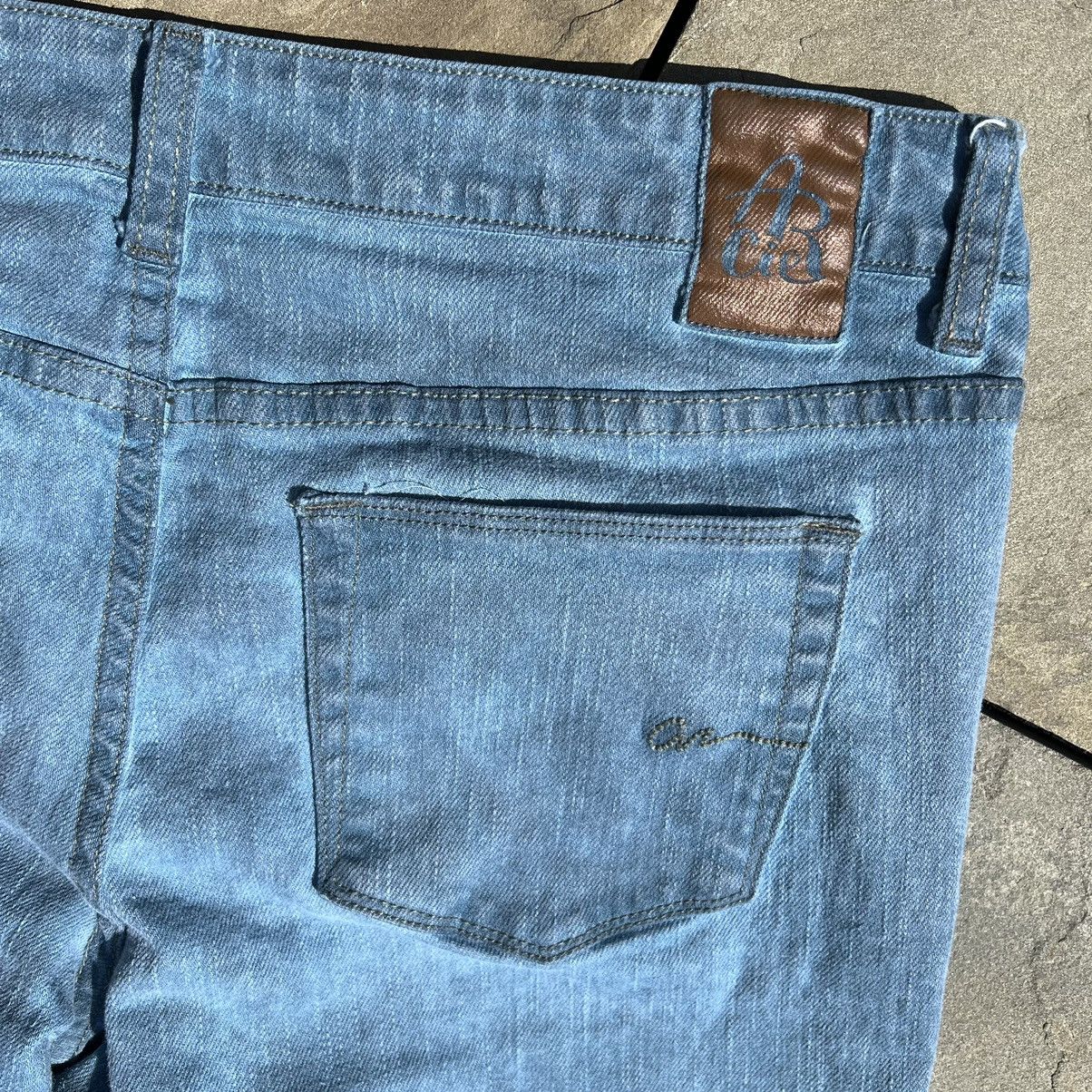 American Rag Overdyed Washed Blue Straight Leg Jeans Size 32" / US 10 / IT 46 - 7 Thumbnail