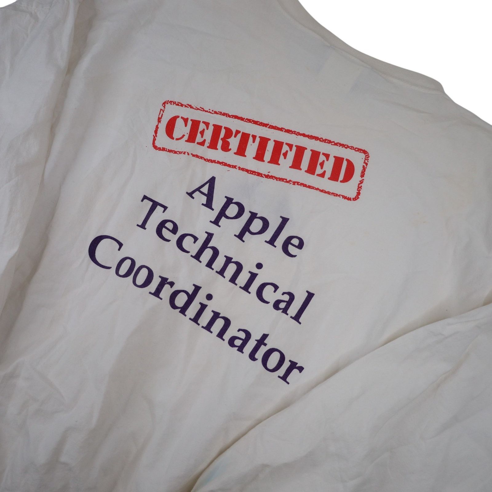 Apple × Vintage VTG Apple Computers Certified Apple Technical Coordinator Size US XL / EU 56 / 4 - 12 Thumbnail