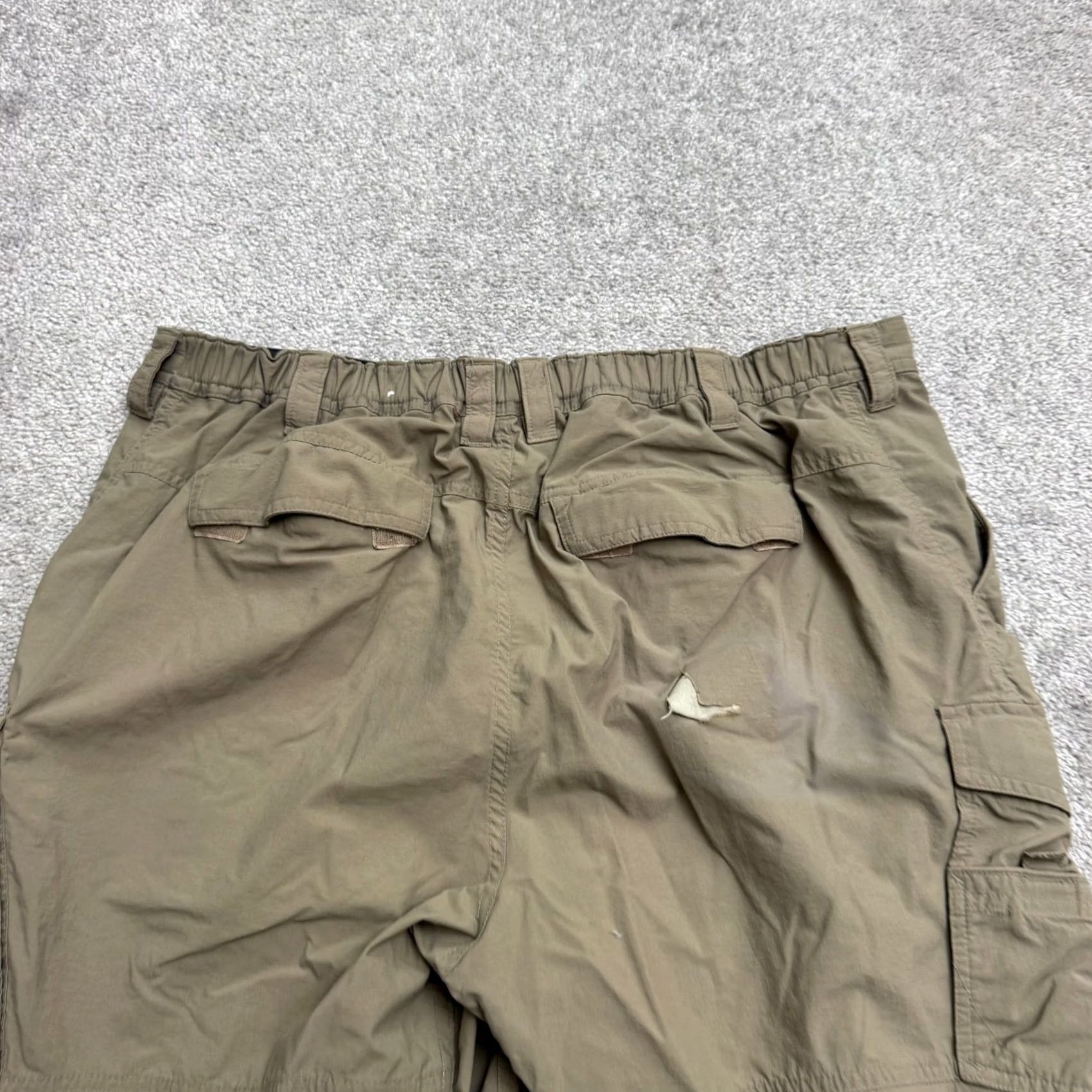 Vintage REI Sahara Cargo Pants Mens XL Brown Straight Leg Lightweight Outdoor Hiking Size US 36 / EU 52 - 3 Thumbnail