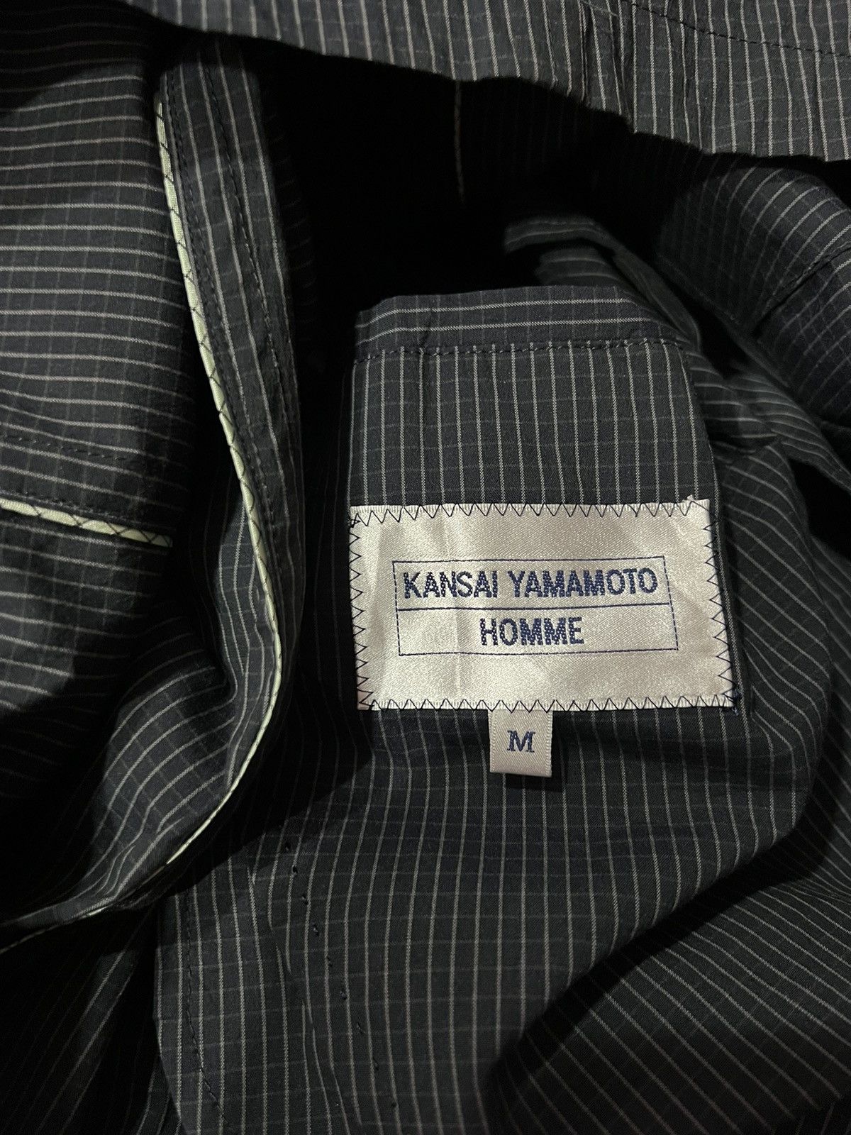 Japanese Brand 🔥 KANSAI YAMAMOTO PLAID COTTON WORKERS JACKET - M Size US M / EU 48-50 / 2 - 6 Thumbnail
