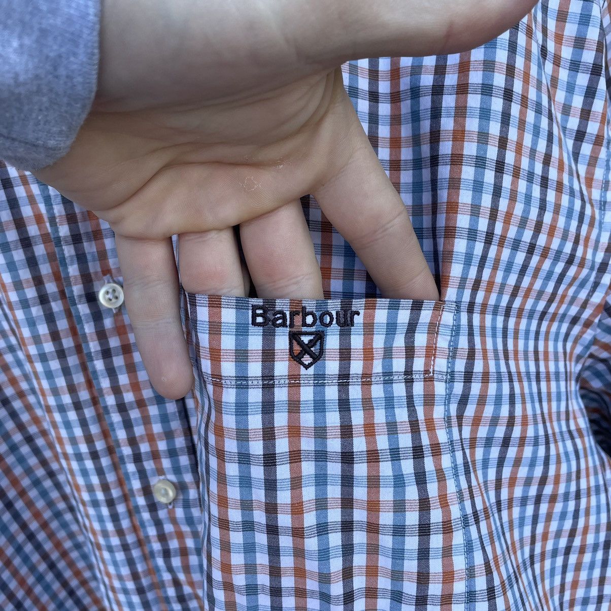 Barbour Vintage Shirt Barbour Button Up Y2K 90s USA Old Money Size US XXL / EU 58 / 5 - 7 Thumbnail