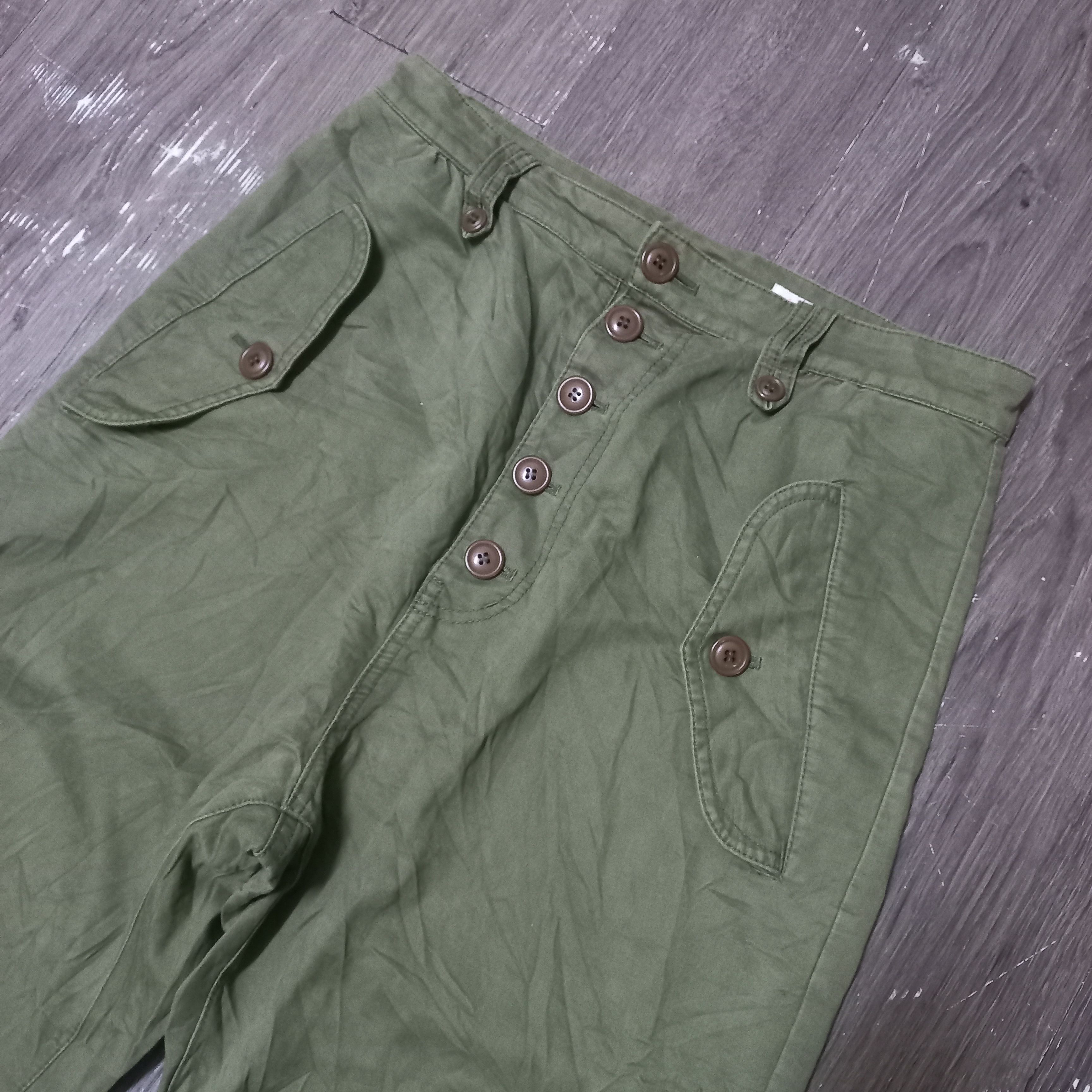 Issey Miyake × Japanese Brand × Vintage Vintage sunaokuwahara militarry pants Size US 31 - 8 Thumbnail