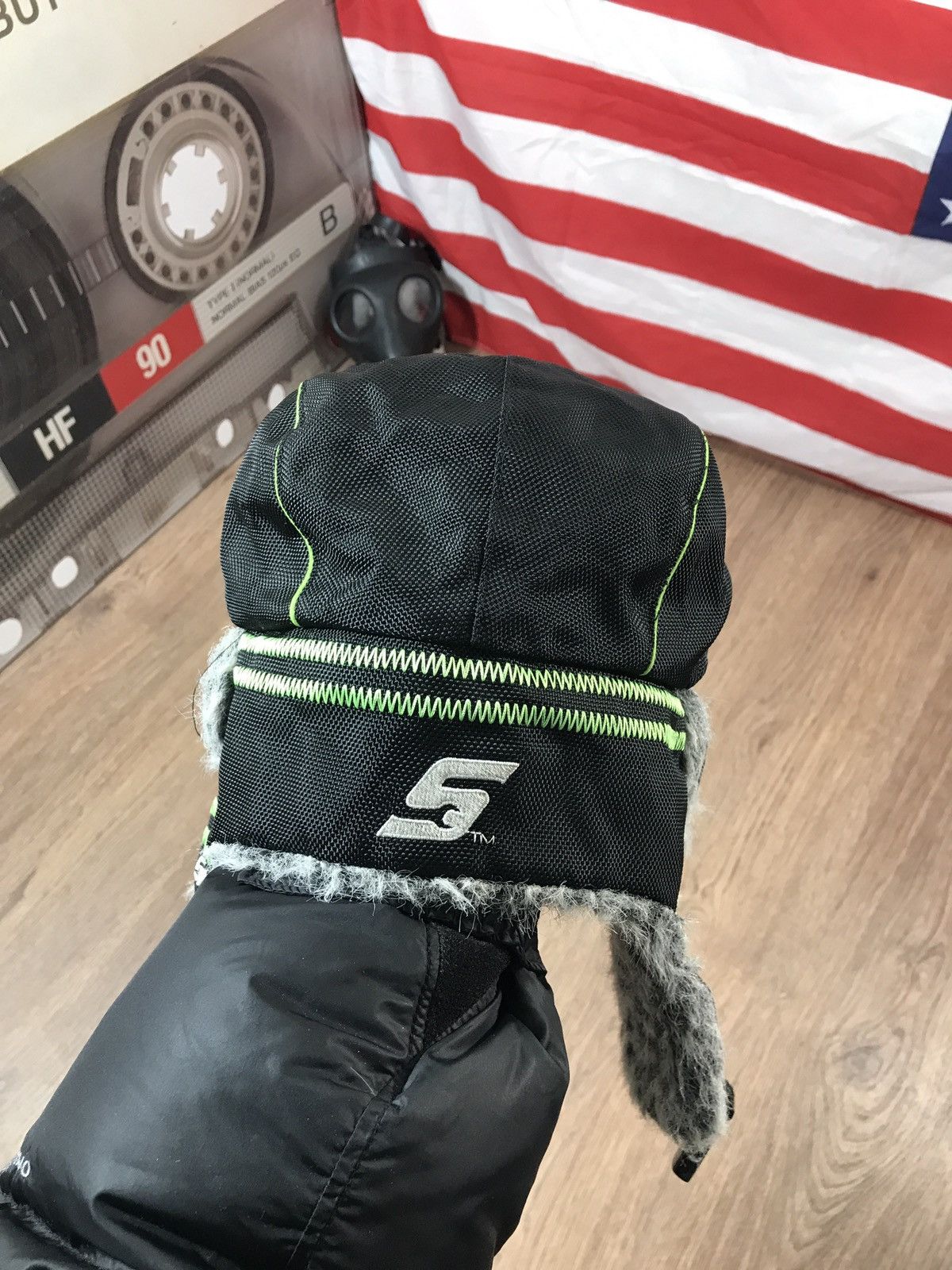 NASCAR × Vintage Vintage Snap On Ushanka Hat Size ONE SIZE - 8 Thumbnail