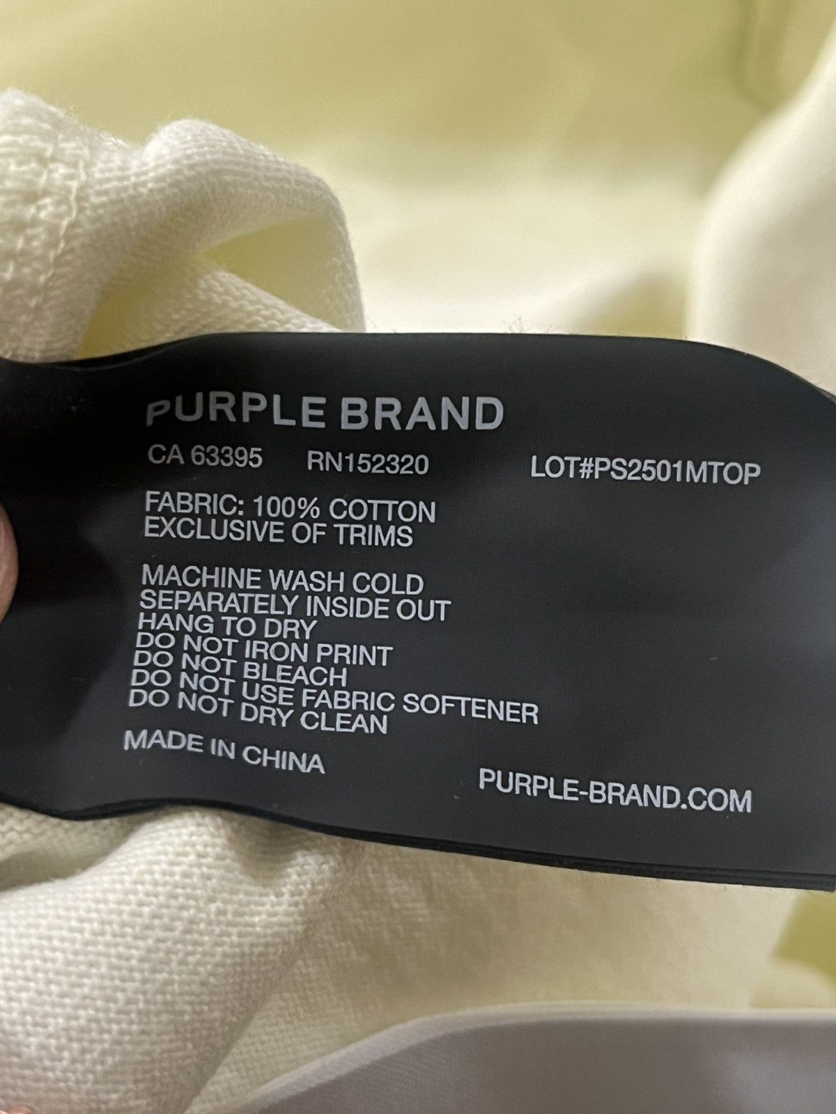 Purple Brand Men’s Buckshot Logo T-Shirt Sz L Size US L / EU 52-54 / 3 - 8 Thumbnail