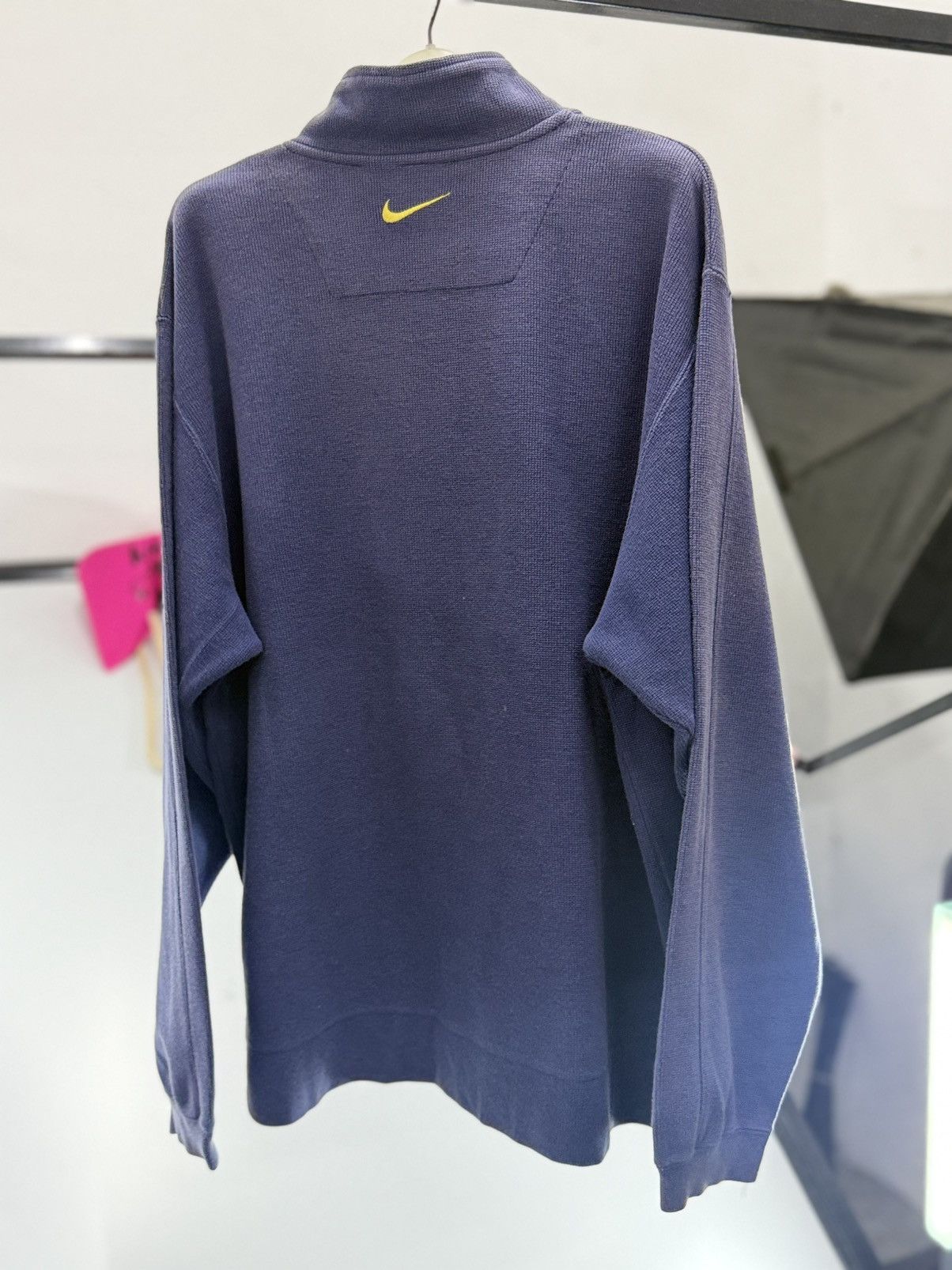 Nike 🔥 Vtg 2000 Nike Swoosh Embroidery Half zipper Sweatshirt Size US L / EU 52-54 / 3 - 12 Thumbnail