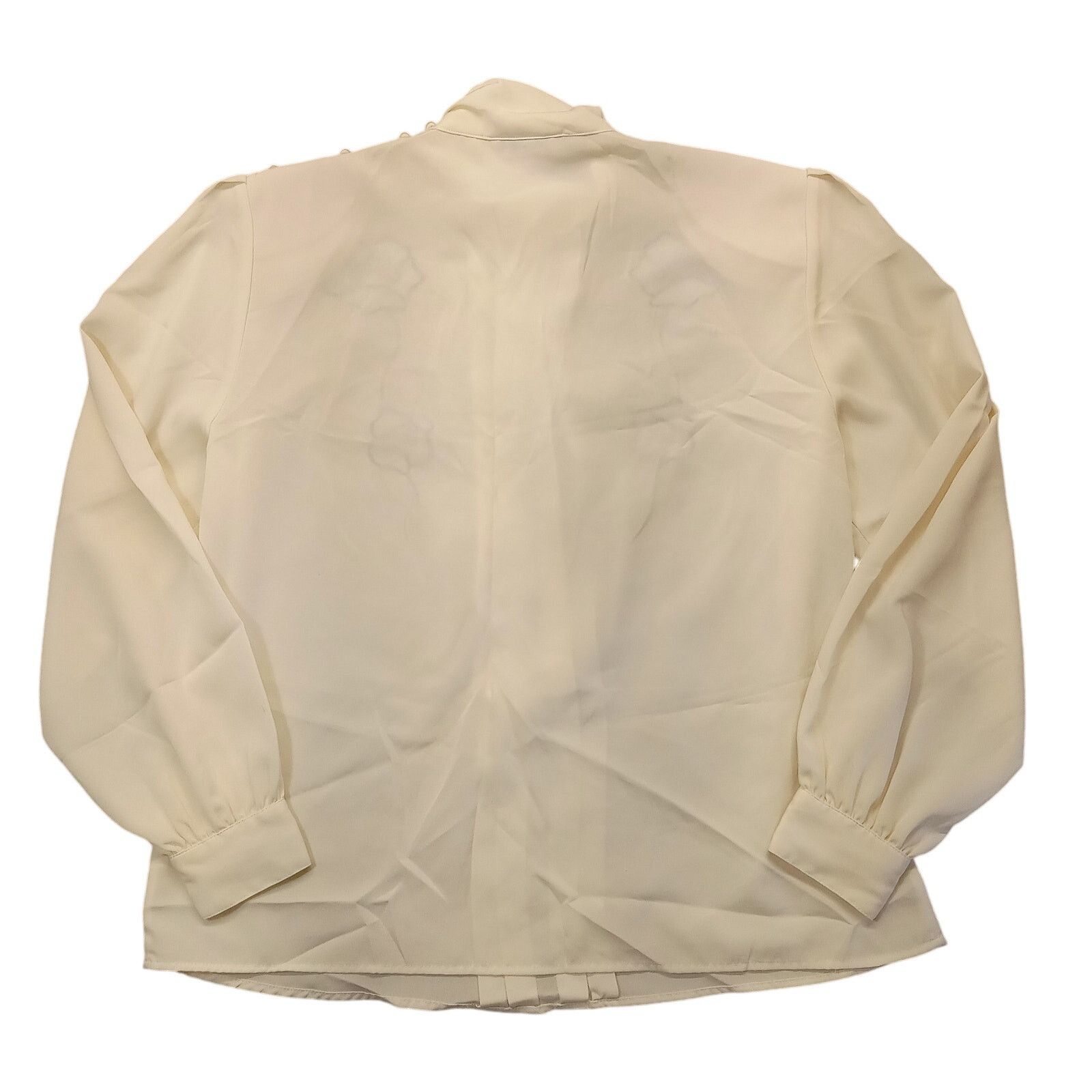 & Other Stories Vintage Dividends Top 14 Women's Long Sleeve Blouse White Size XXL / US 16-18 / IT 52-54 - 2 Thumbnail
