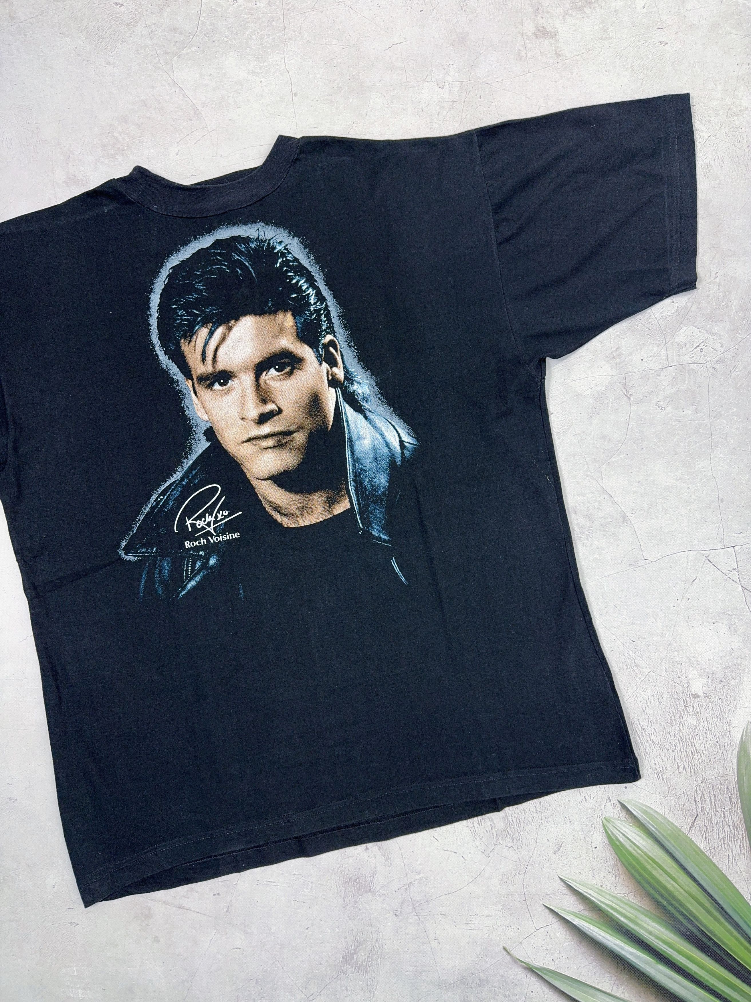 Vintage Vintage ROCH VOISINE T-Shirt Music Big Printed Logo Size US L / EU 52-54 / 3 - 4 Thumbnail