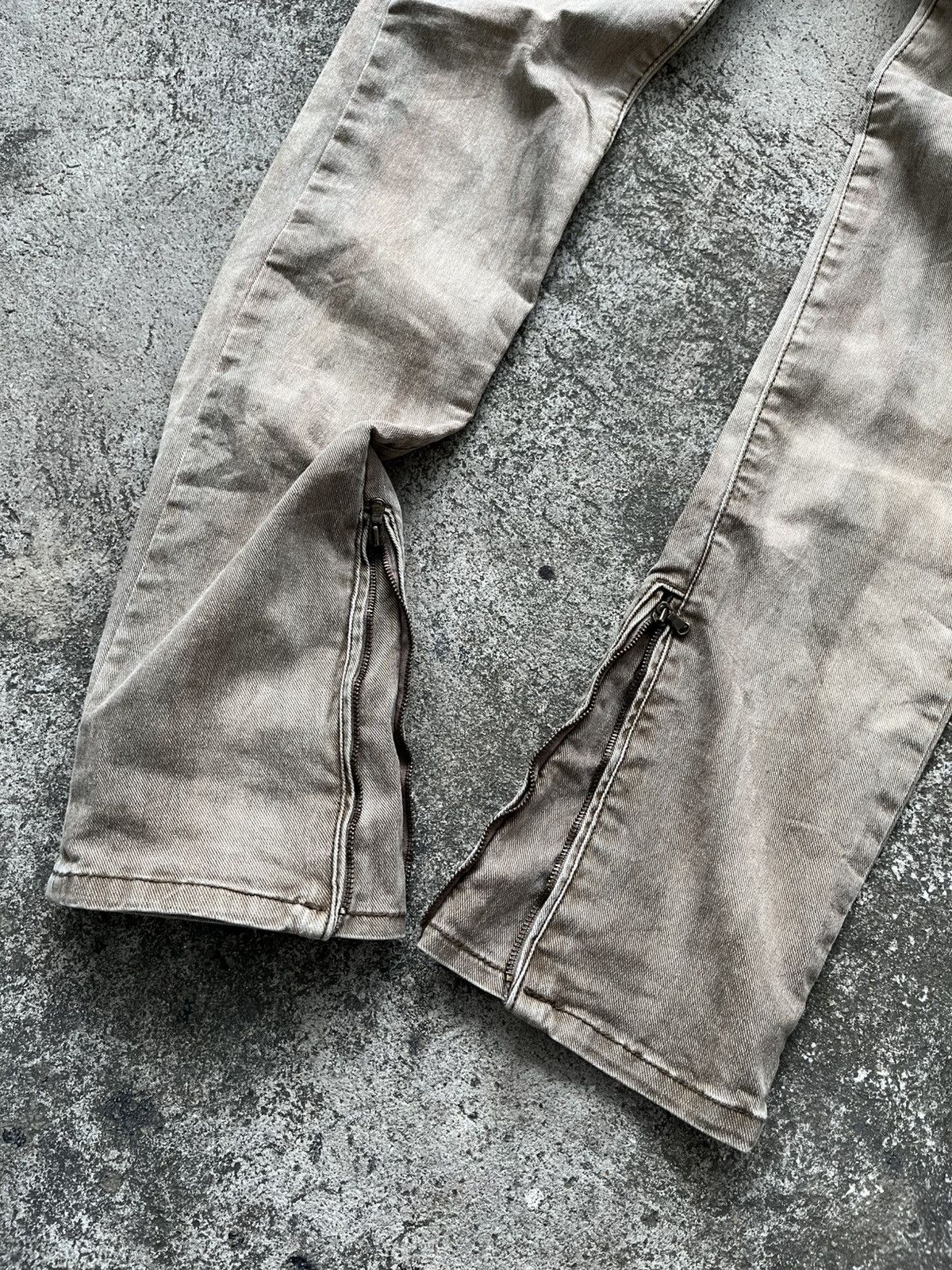 If Six Was Nine Archive Japan G.O.A. Distressed Acid washed Skinny Jeans Size US 32 / EU 48 - 5 Thumbnail