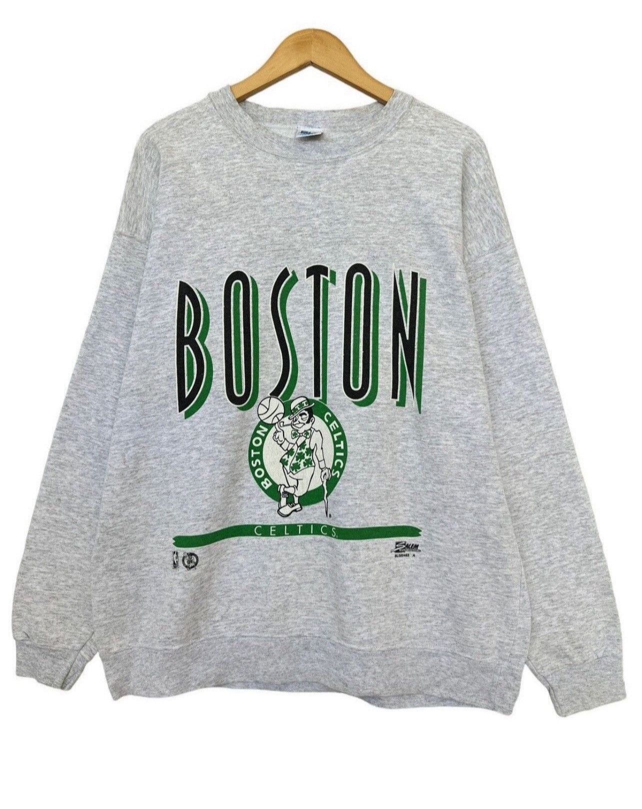 Vintage Vintage 90s Boston Celtics Sweatshirt Salem Sportwear USA Size US XL / EU 56 / 4 - 1 Thumbnail