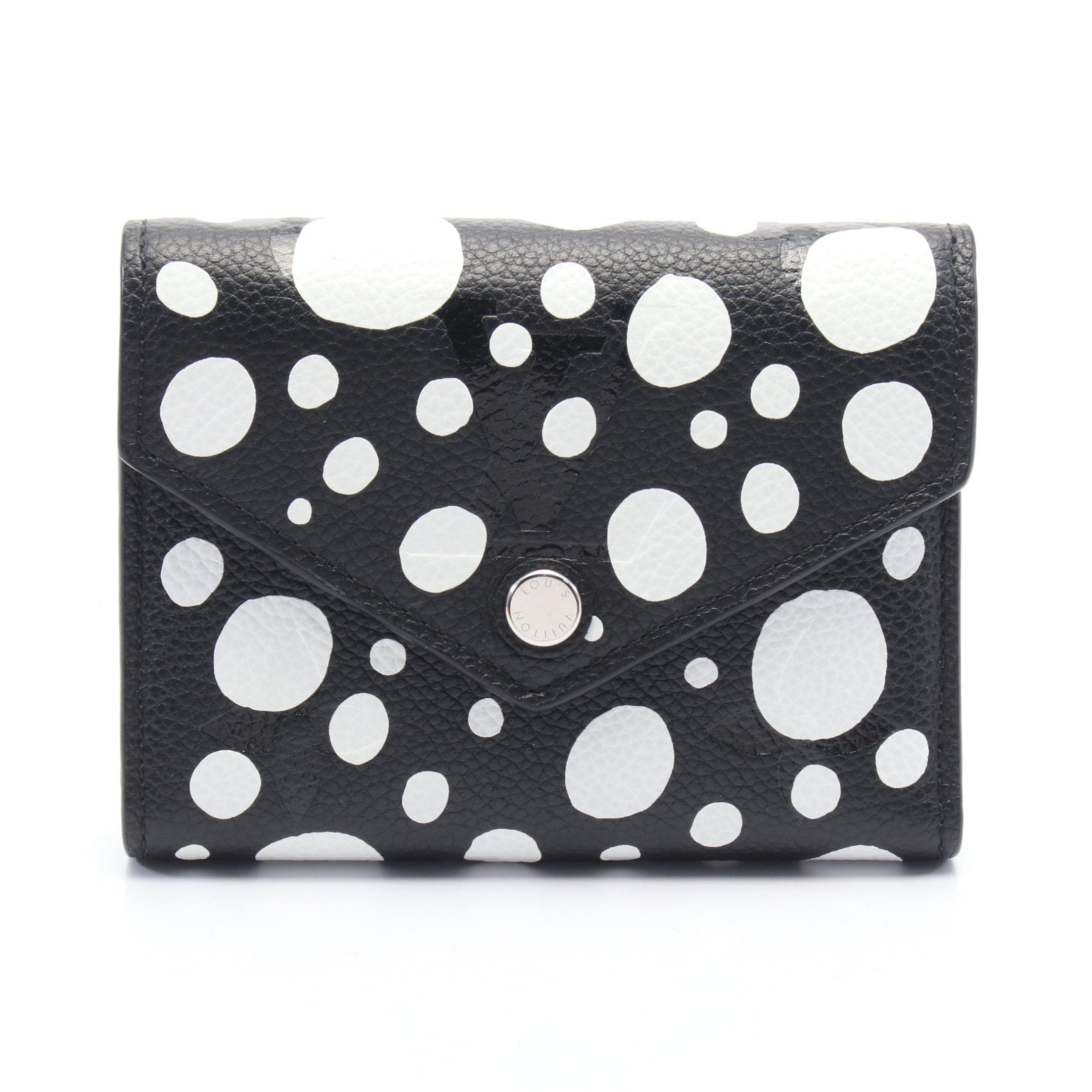 Louis Vuitton Louis Vuitton Louis Vuitton * Yayoi Kusama Portefeuil Victorine Monogram Empreinte Infinity Dot Trifold Wallet Leather Brown Pink Purple Size ONE SIZE - 1 Thumbnail