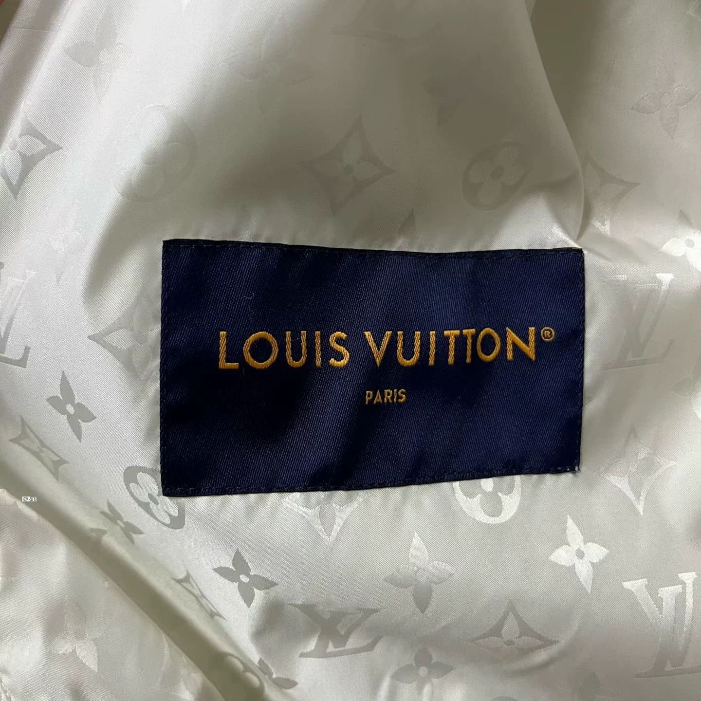 Louis Vuitton Louis Vuitton 25 White Ribbed Hem Fleece Jacket Size US XL / EU 56 / 4 - 2 Thumbnail