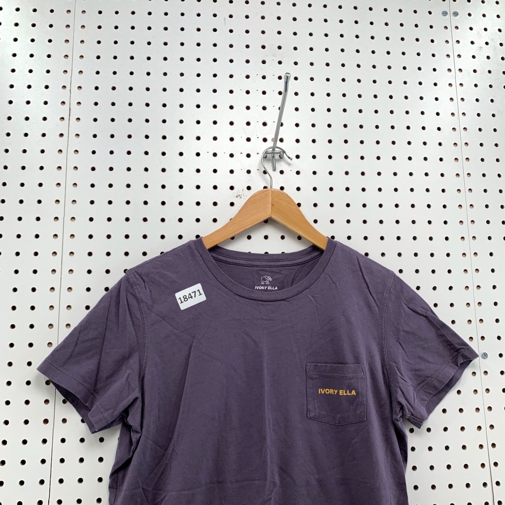 Vintage Vintage Ivory Ella Women's T-Shirt Purple Yellow Elephant Short Sleeve V-Neck Small Size S / US 4 / IT 40 - 5 Thumbnail
