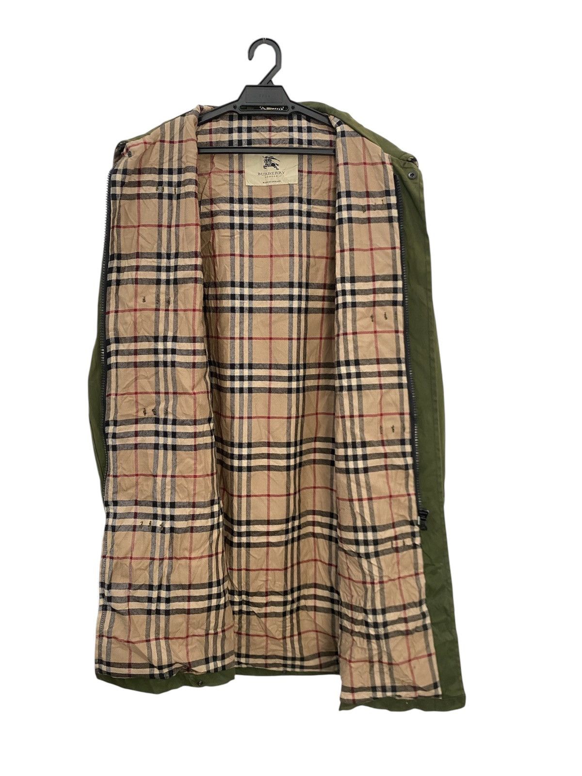 Burberry × Burberry Prorsum BURBERRY PARKAS GREEN COTTON POLYURETHANE DISTINCTIVE BUTTON Size US M / EU 48-50 / 2 - 4 Thumbnail