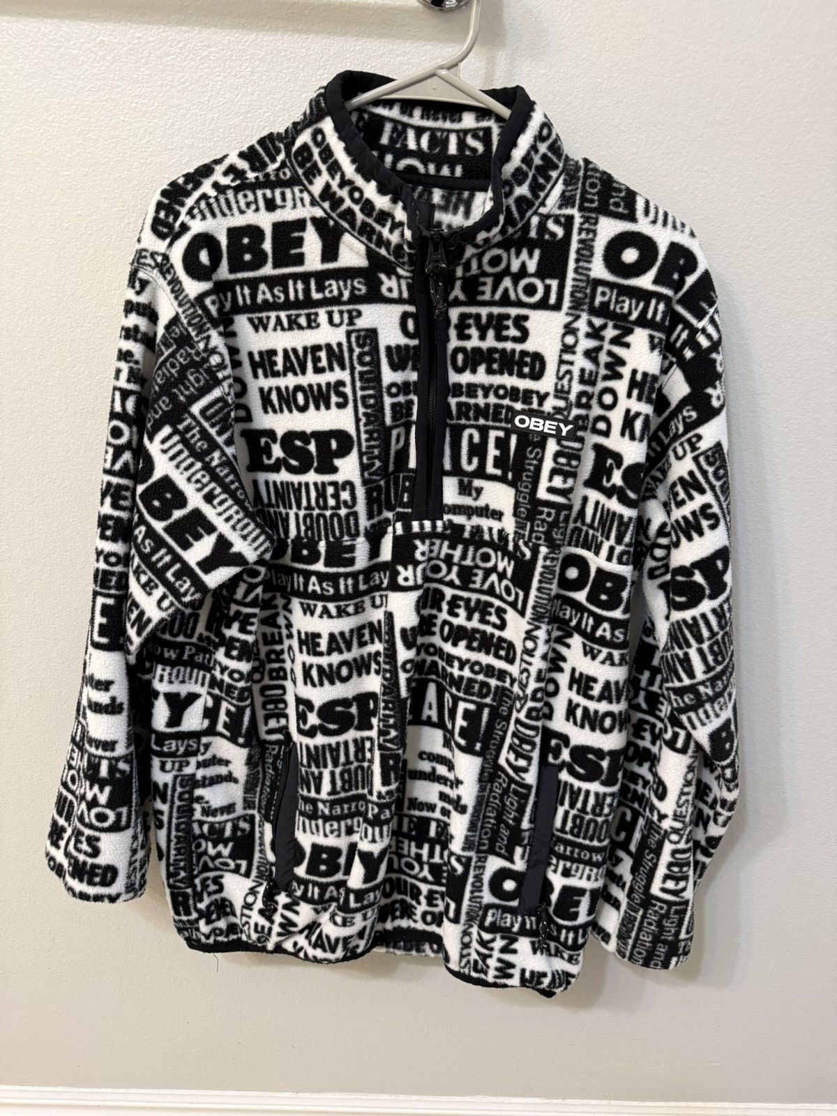 Obey Obey Fleece Quarter Zip Size US M / EU 48-50 / 2 - 1 Thumbnail