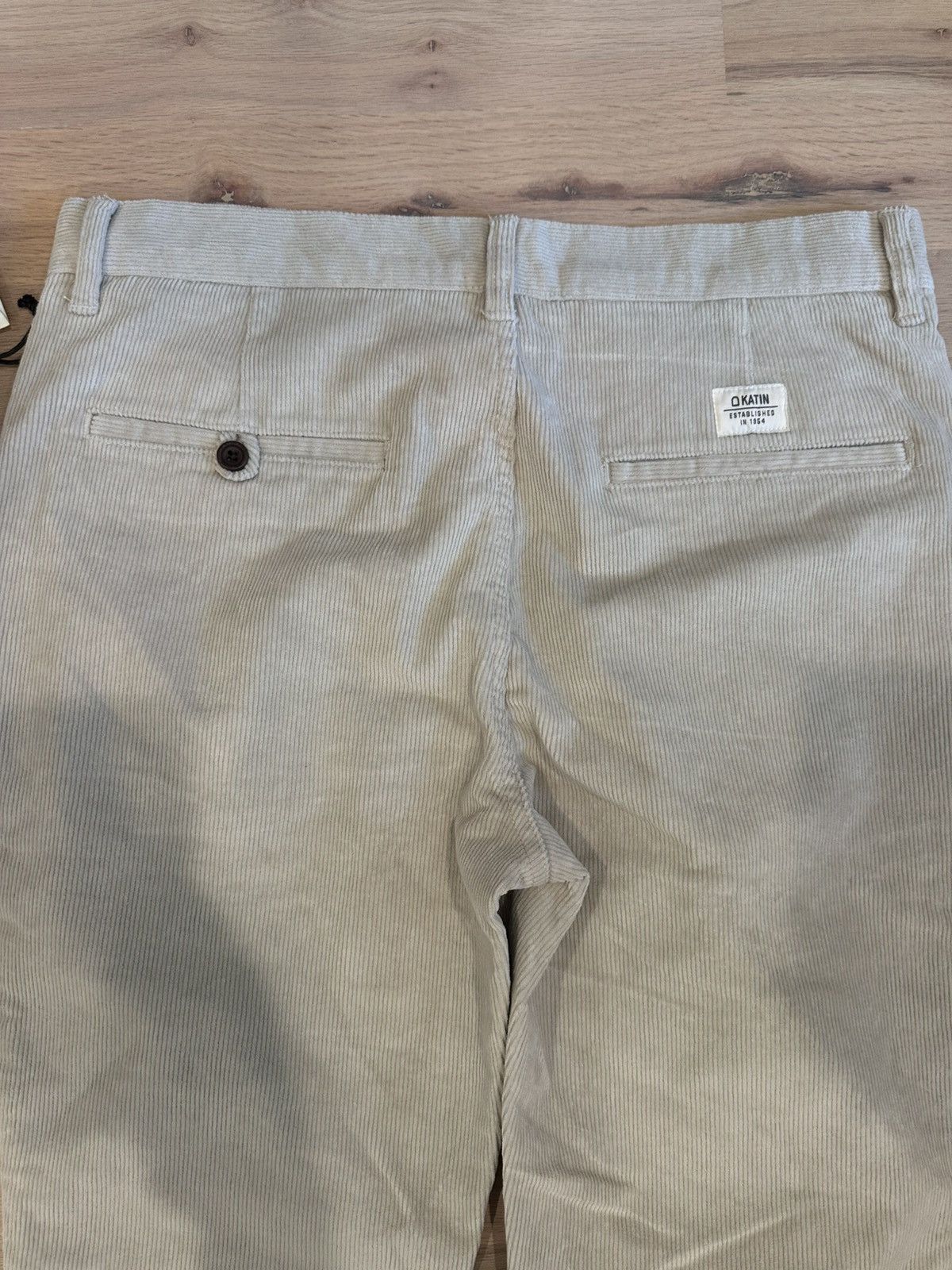 Katin Katin Corduroy Slim Fit Khaki Pants 34x31 Size US 34 / EU 50 - 8 Thumbnail