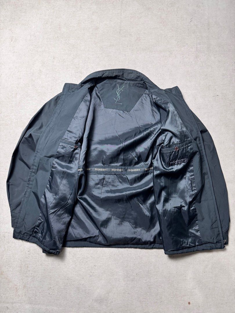 Yves Saint Laurent 🥳big logo🥳YSL BIG LOGO casual jacket Size US L / EU 52-54 / 3 - 3 Thumbnail