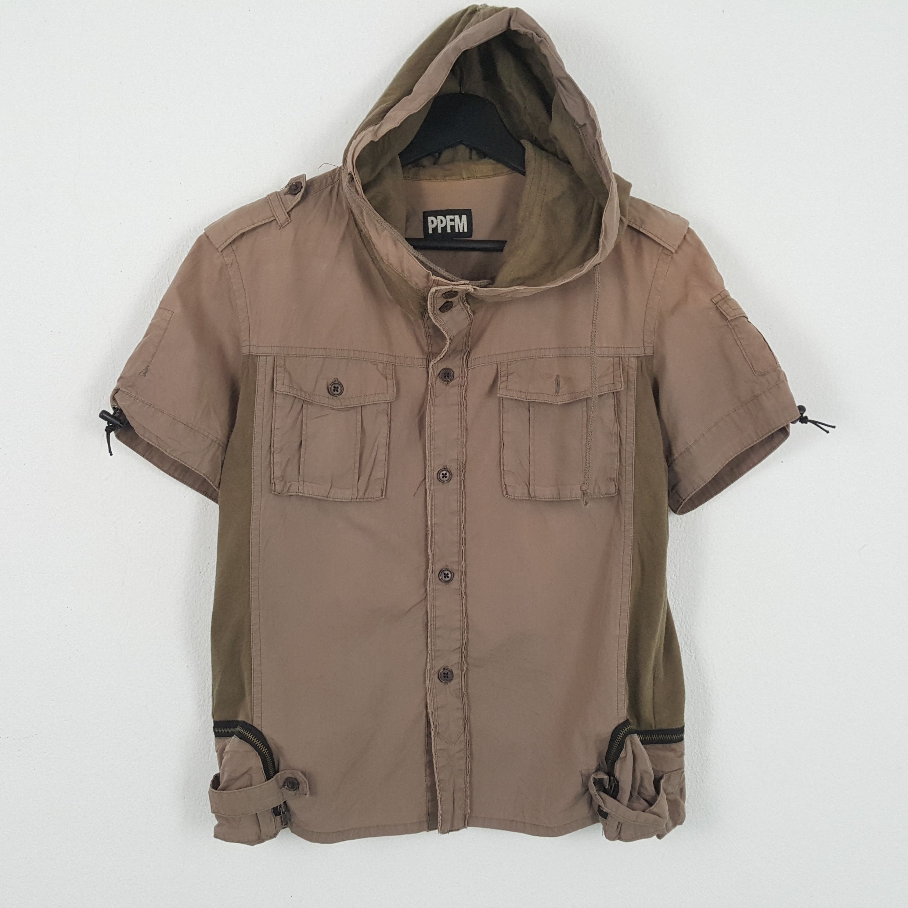 Japanese Brand × PPFM × Vintage PPFM Fashion Style Double Pocket Design Shirt Size US M / EU 48-50 / 2 - 1 Thumbnail