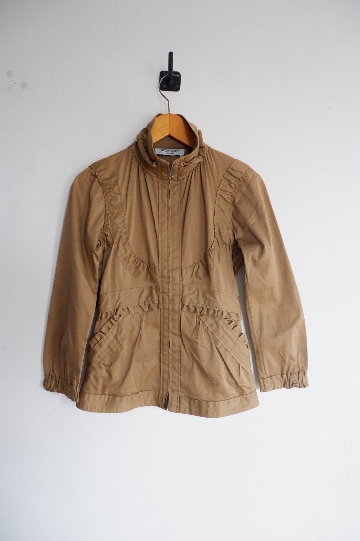 Yves Saint Laurent Vintage Ysl Rive Gauche Tom Ford Zipper Blouse Size M / US 6-8 / IT 42-44 - 1 Thumbnail