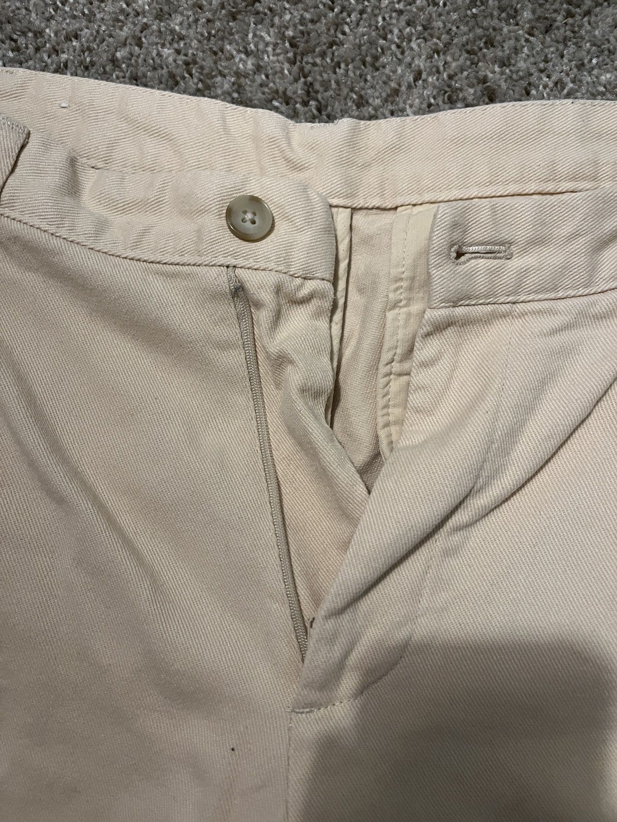 Zara Zara Carrot Pants Cream Color Size US 31 - 2 Thumbnail