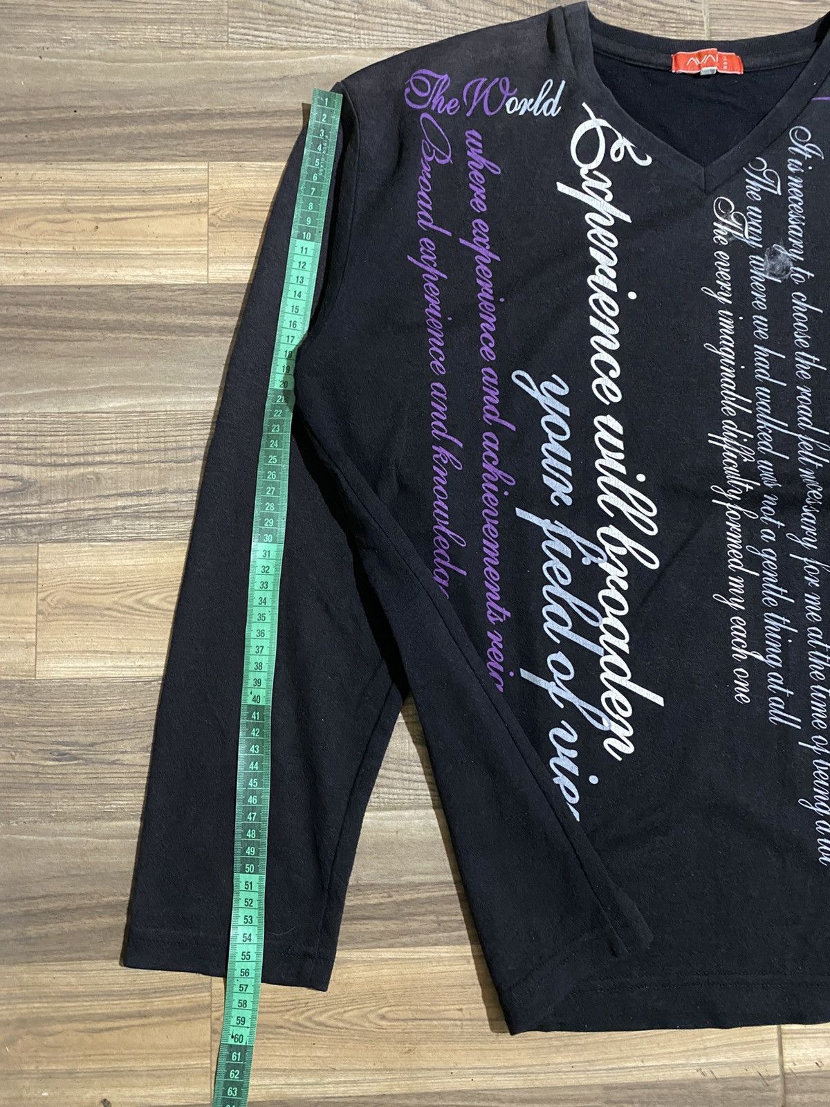 Japanese Brand × Vintage AVAIL POEM LONG SLEEVE TEE Size US L / EU 52-54 / 3 - 8 Thumbnail