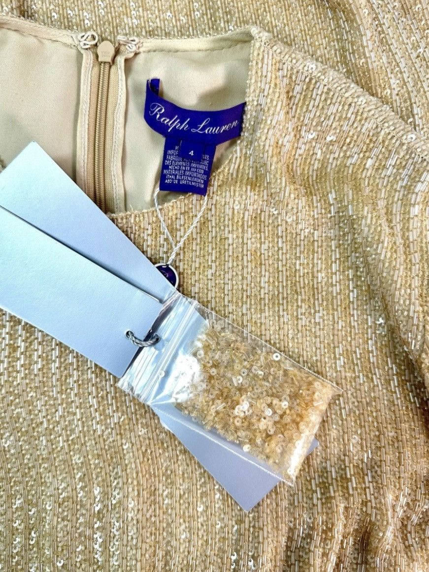 Ralph Lauren Purple Label Ralph Lauren Purple Label midi dress in sequined and beaded Size S / US 4 / IT 40 - 5 Thumbnail