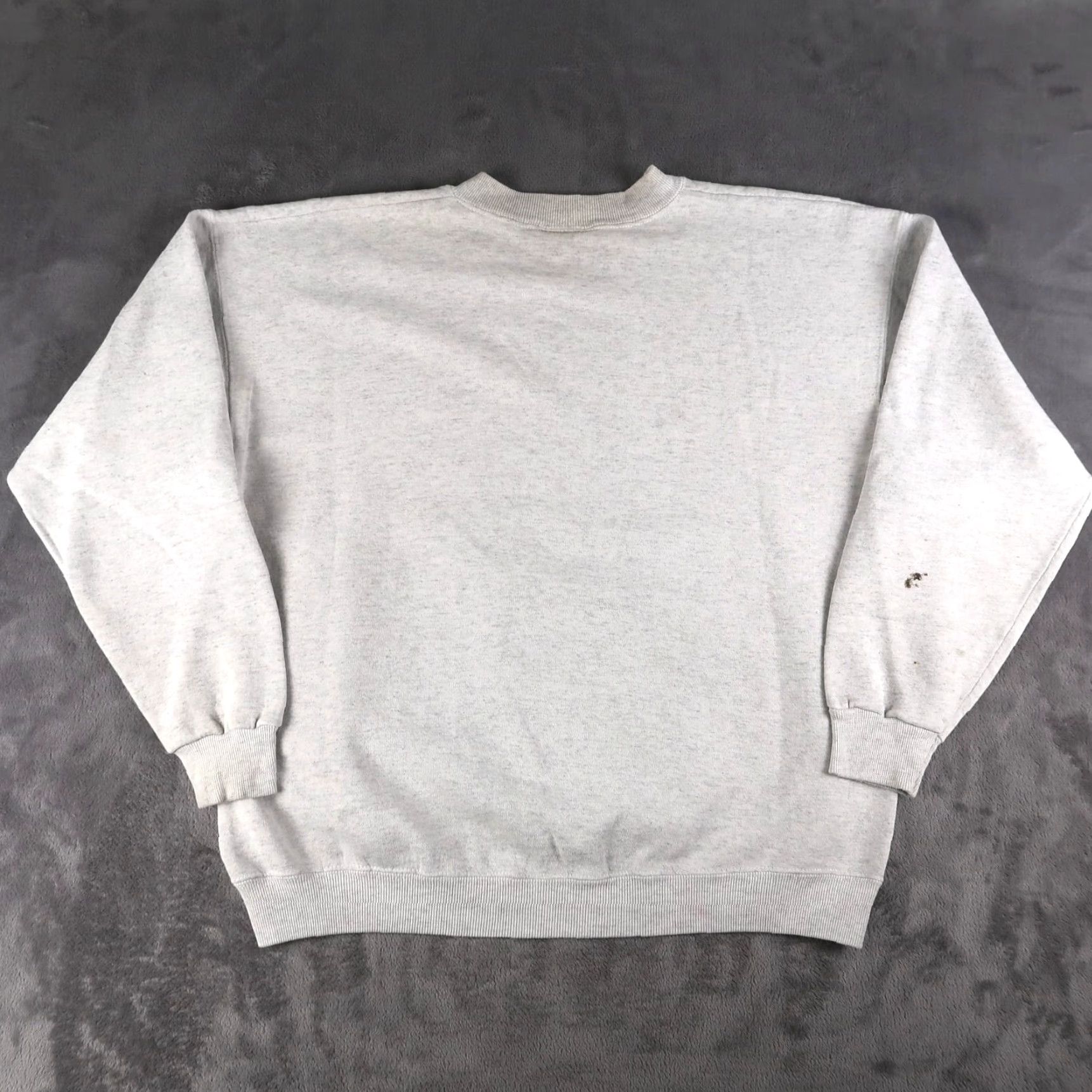 Lee VINTAGE Lee Sweatshirt 90s Football Crewneck Adult XL Gray Graphic Print Size US XL / EU 56 / 4 - 2 Thumbnail