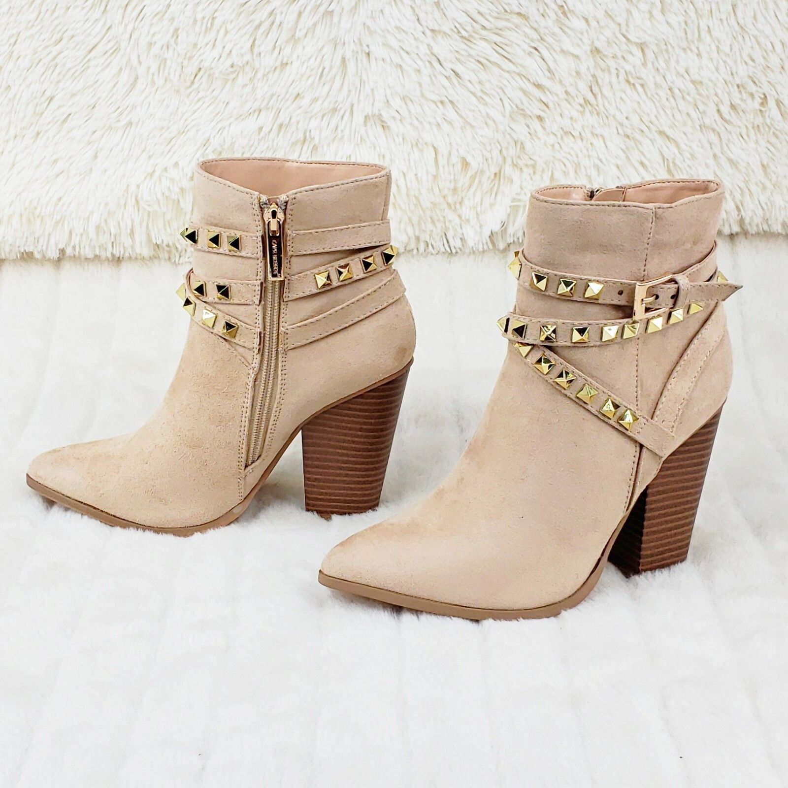 Other Classic Western Designer Cowboy Style Studded Strap Ankle Bo Size US 9 / IT 39 - 7 Thumbnail