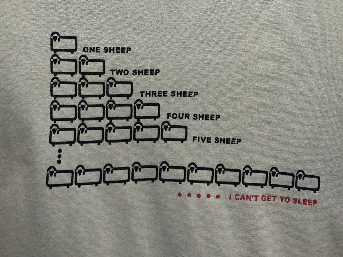 Woolrich Woolen Mills Vintage Woolrich I Can't Get To Sleep T-Shirt Size US M / EU 48-50 / 2 - 3 Thumbnail