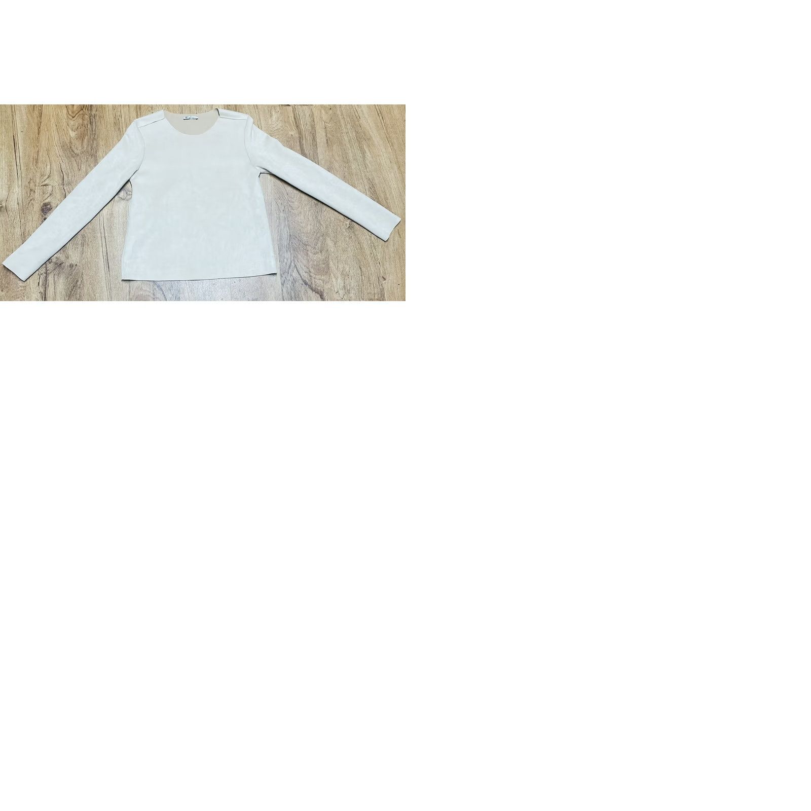 Zara Zara Blouse Shirt Women’s Long Sleeve Light Brown Beige Size S Regular Polyester Solid Spring Winter Fall MadeIn Mexico Size S / US 4 / IT 40 - 9 Thumbnail