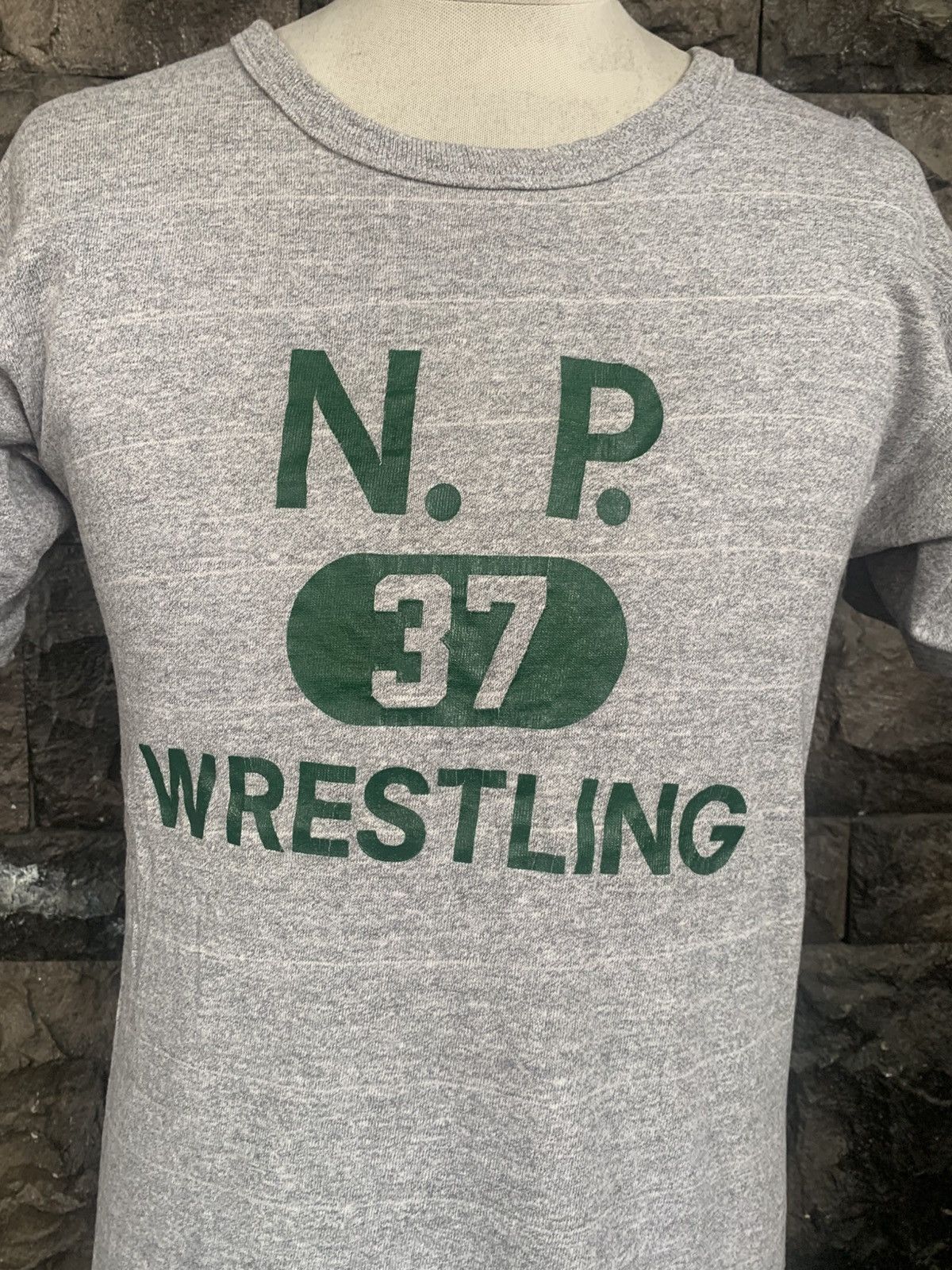 Champion Vintage 80s Champion Tri Blend T shirt Size US M / EU 48-50 / 2 - 2 Thumbnail