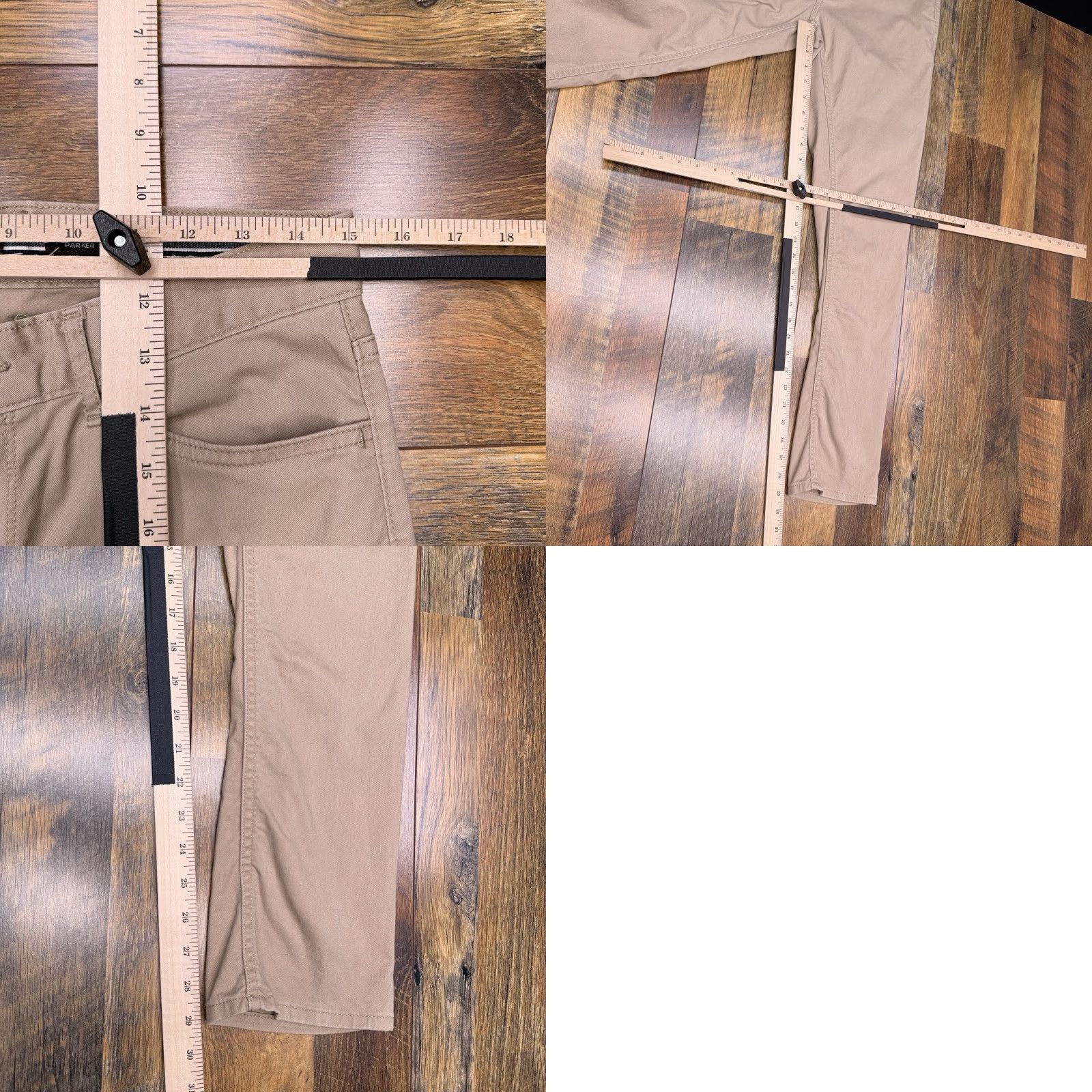 Michael Kors Michael Kors Parker Slim Fit Pants Mens 30x32 Chino Brown Twill Stretch Cotton Elastane Straight Leg 5-Pocket Button Zip Casual Wedding Renaissance? Size US 30 / EU 46 - 9 Thumbnail
