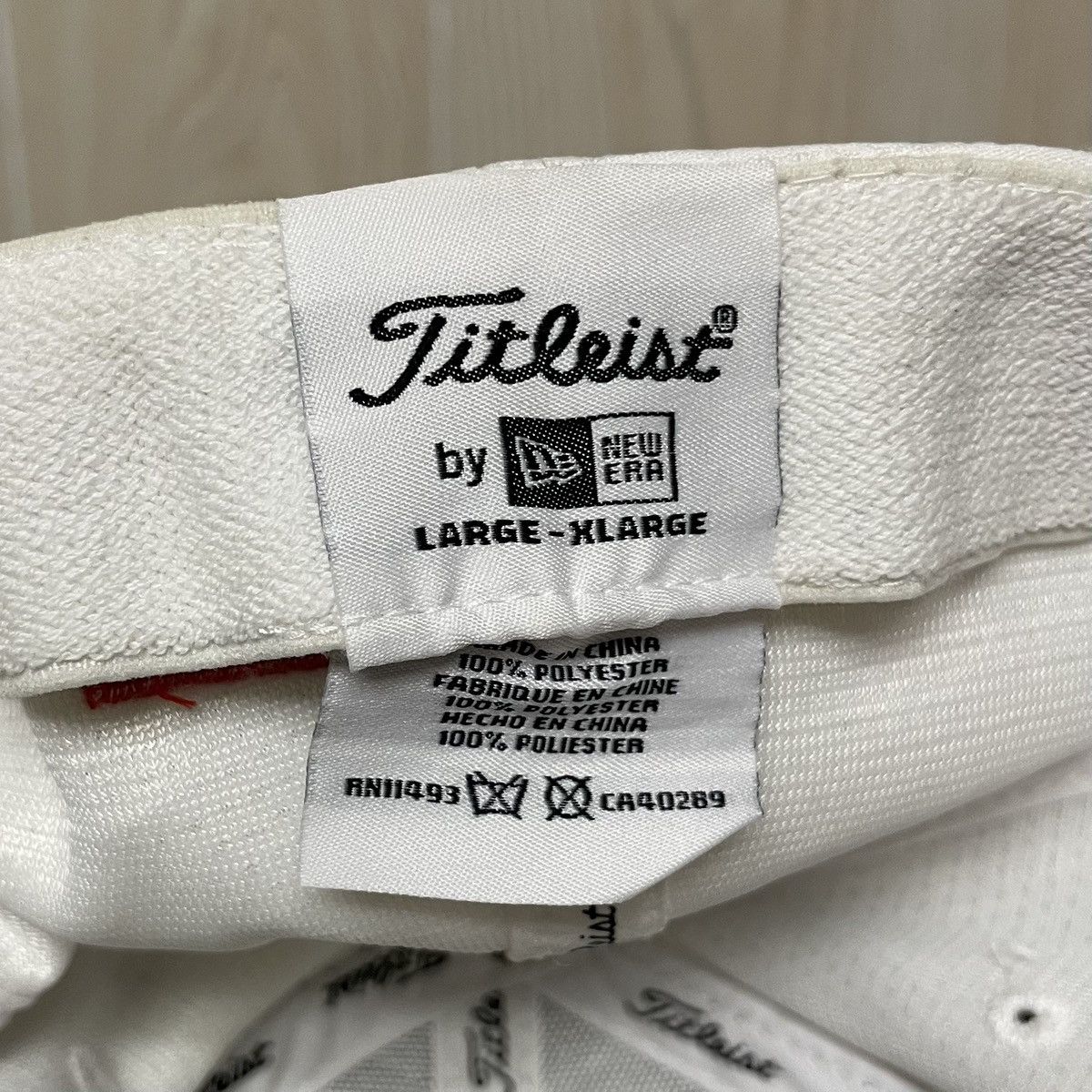 New Era × Titleist Titleist Pro V1 FJ New Era Golf Hat White Cap Large XLarge Size ONE SIZE - 11 Thumbnail