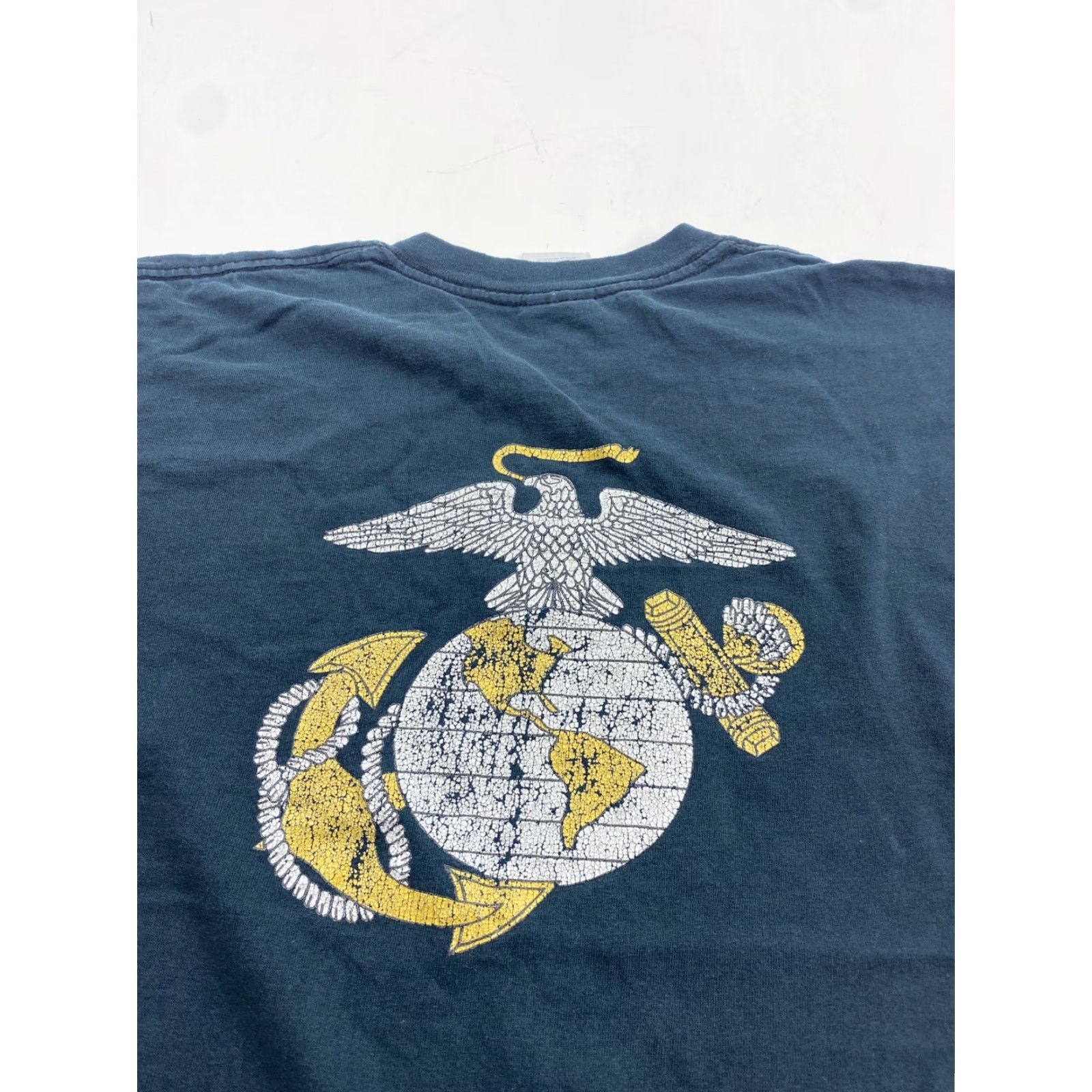 Gildan VINTAGE United States Marine Corp JROTC Shirt Mens Small Black Shirt Size US S / EU 44-46 / 1 - 5 Thumbnail