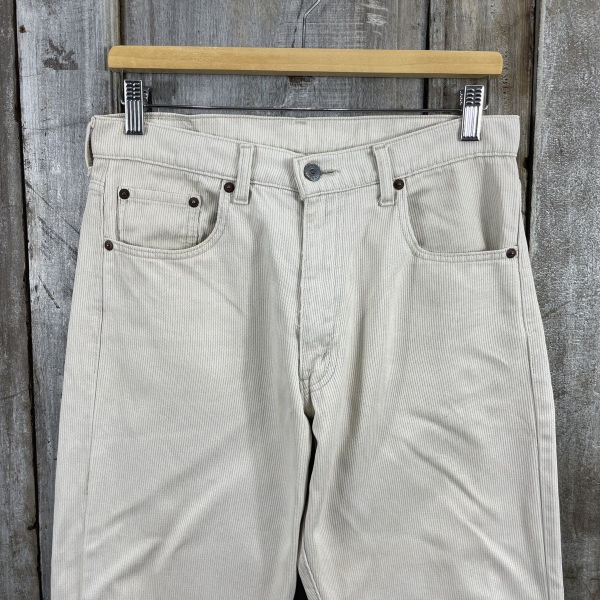 Levi's × Vintage Vintage Levi's 702 BIG E Corduroy Jeans Size US 30 / EU 46 - 3 Thumbnail