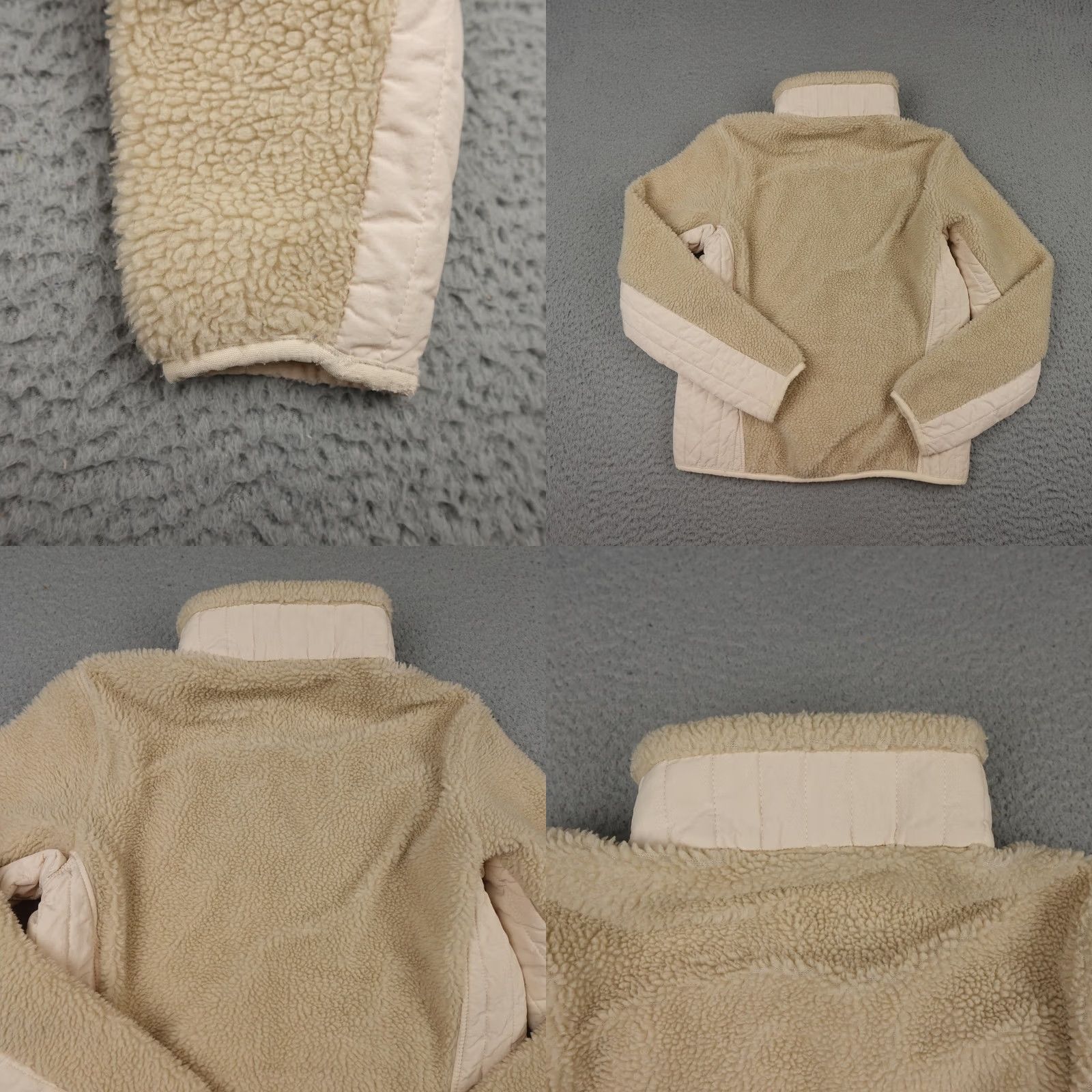 Patagonia Patagonia Jacket Womens S Beige Full Zip Fleece Outdoor retro Pile Sherpa Size S / US 4 / IT 40 - 8 Thumbnail