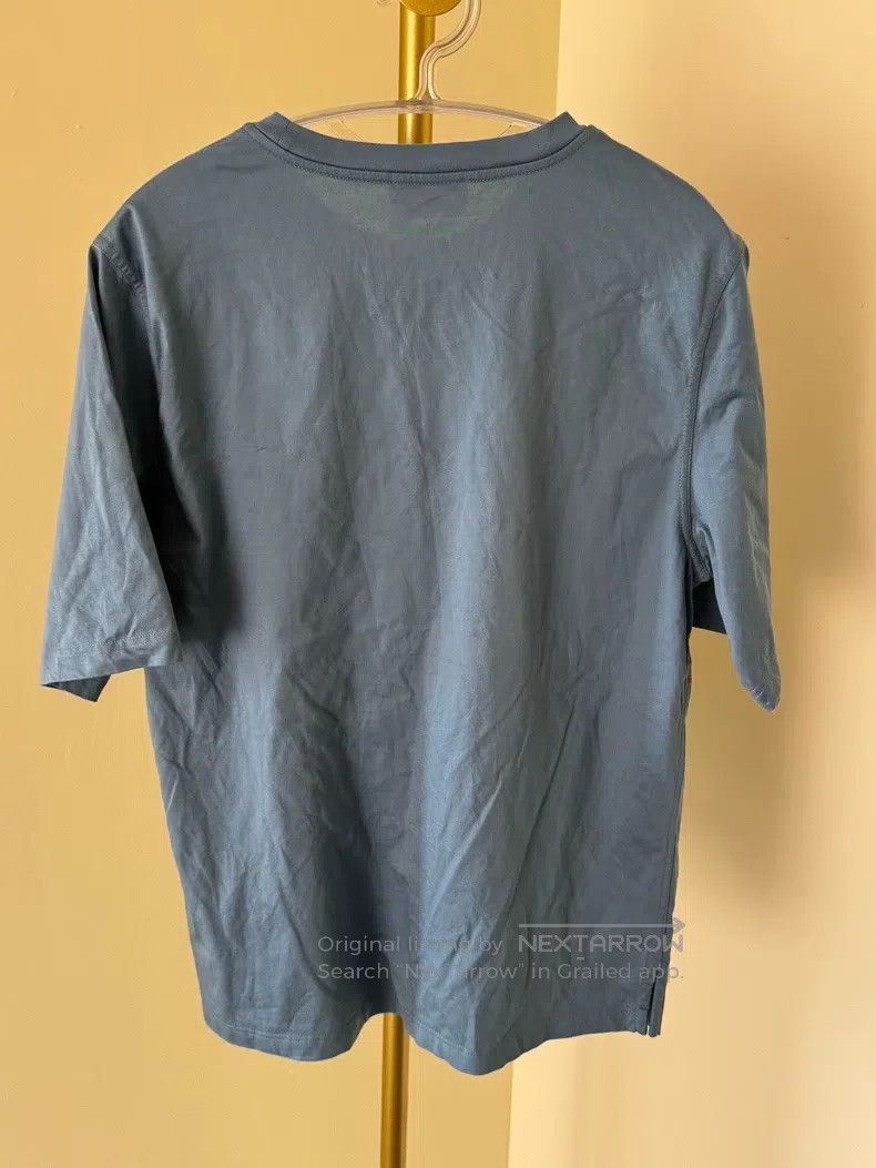 Hermes Hermes Short-sleeve T-shirt with chest leather H24 design, Size S / US 4 / IT 40 - 4 Thumbnail