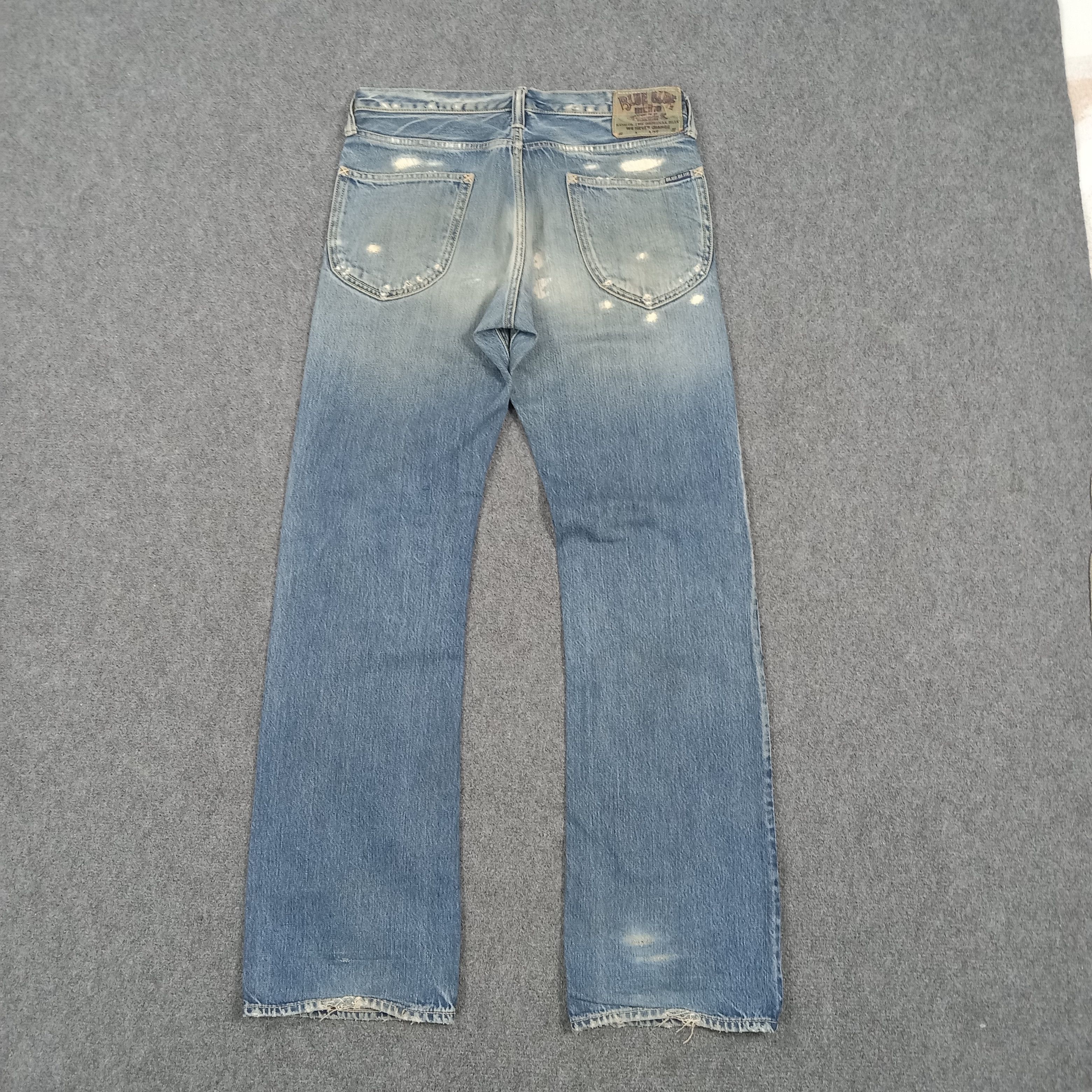 Blue Blue Japan Blue Blue Japan Distressed Denim Jeans E1A34 Size US 32 / EU 48 - 5 Thumbnail