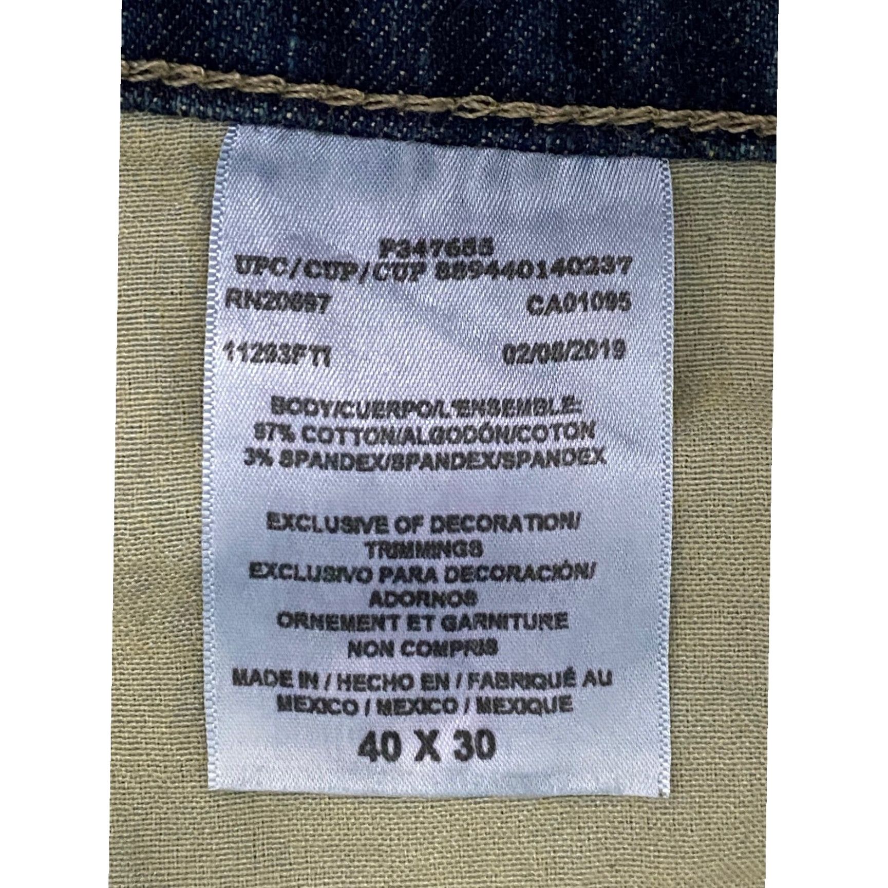 Dickies Dickies Jeans Regular Mens Size 40 Bootcut Denim 5-Pocket Workwear Blue Size US 40 / EU 56 - 6 Thumbnail